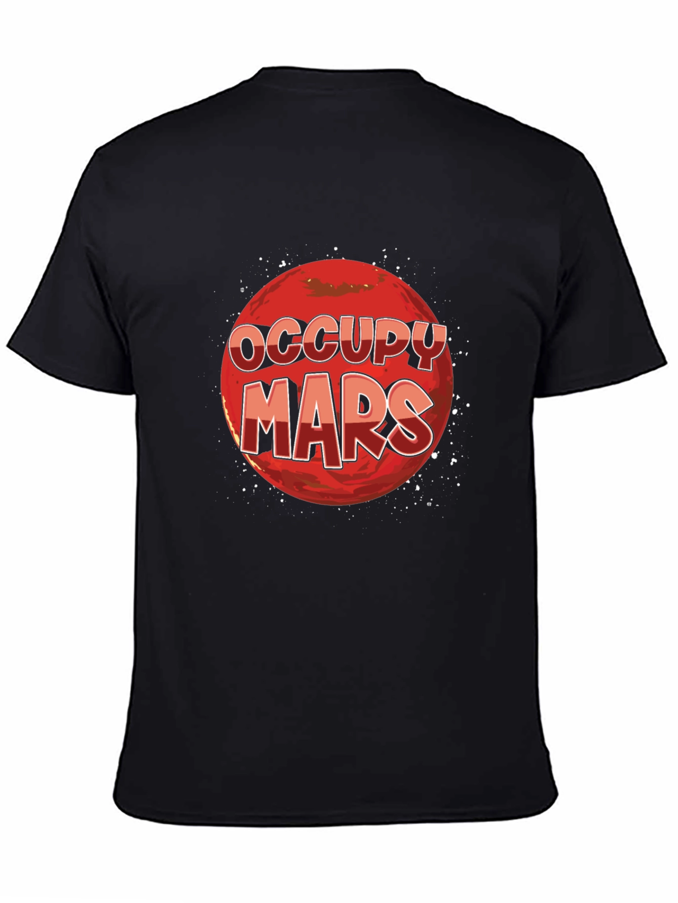 Occupy Mars Graphic T-Shirt - Space Exploration Tee