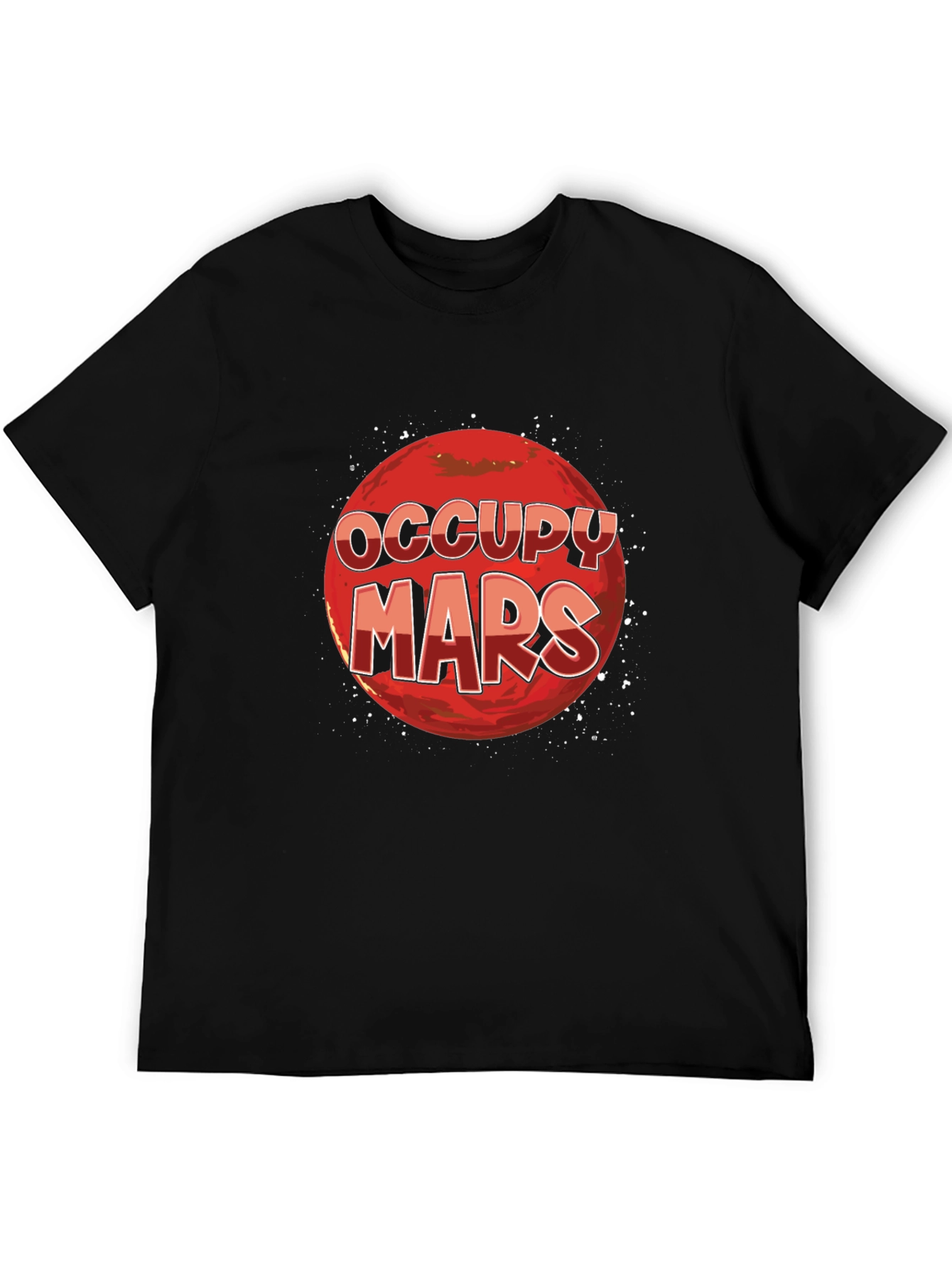 Occupy Mars Graphic T-Shirt - Space Exploration Tee