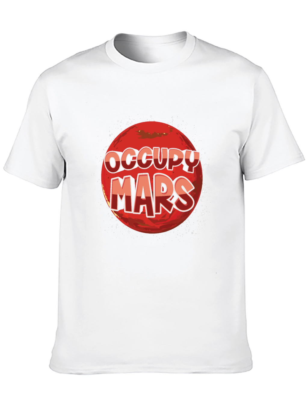 Occupy Mars Graphic T-Shirt - Space Exploration Tee