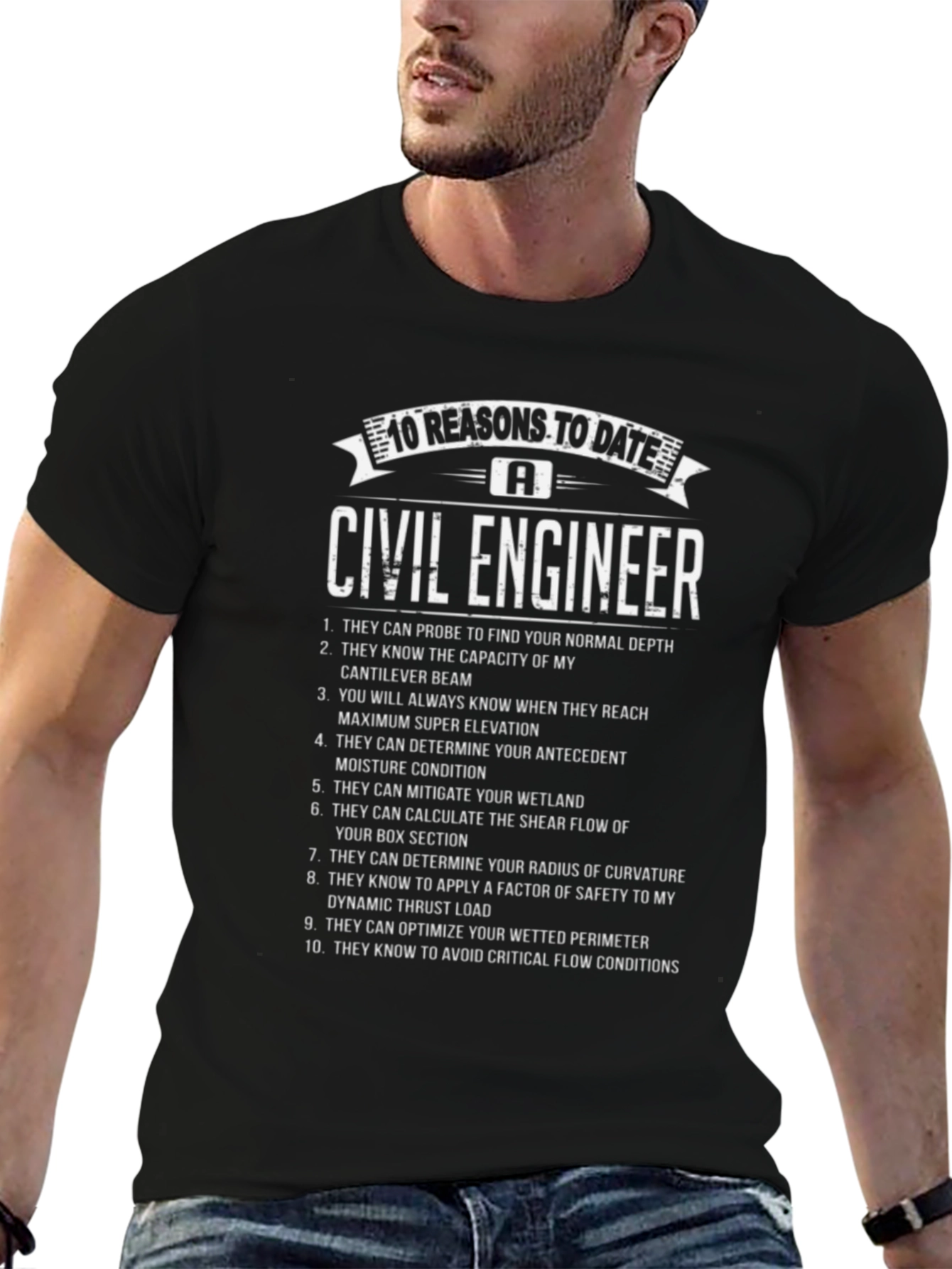 Civil Engineer - 10 Reasons T-Shirt
