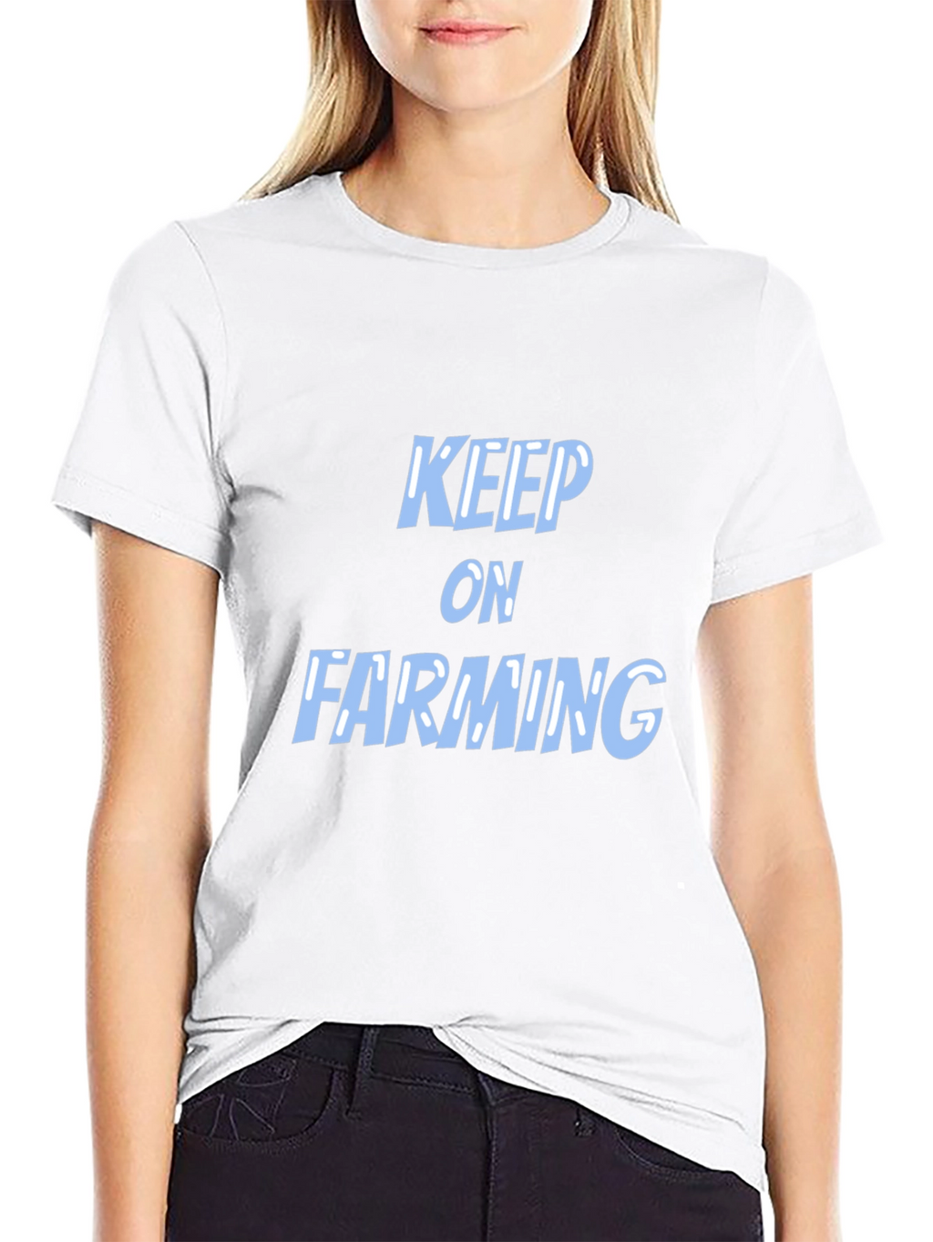 Keep on Farming Black T-Shirt