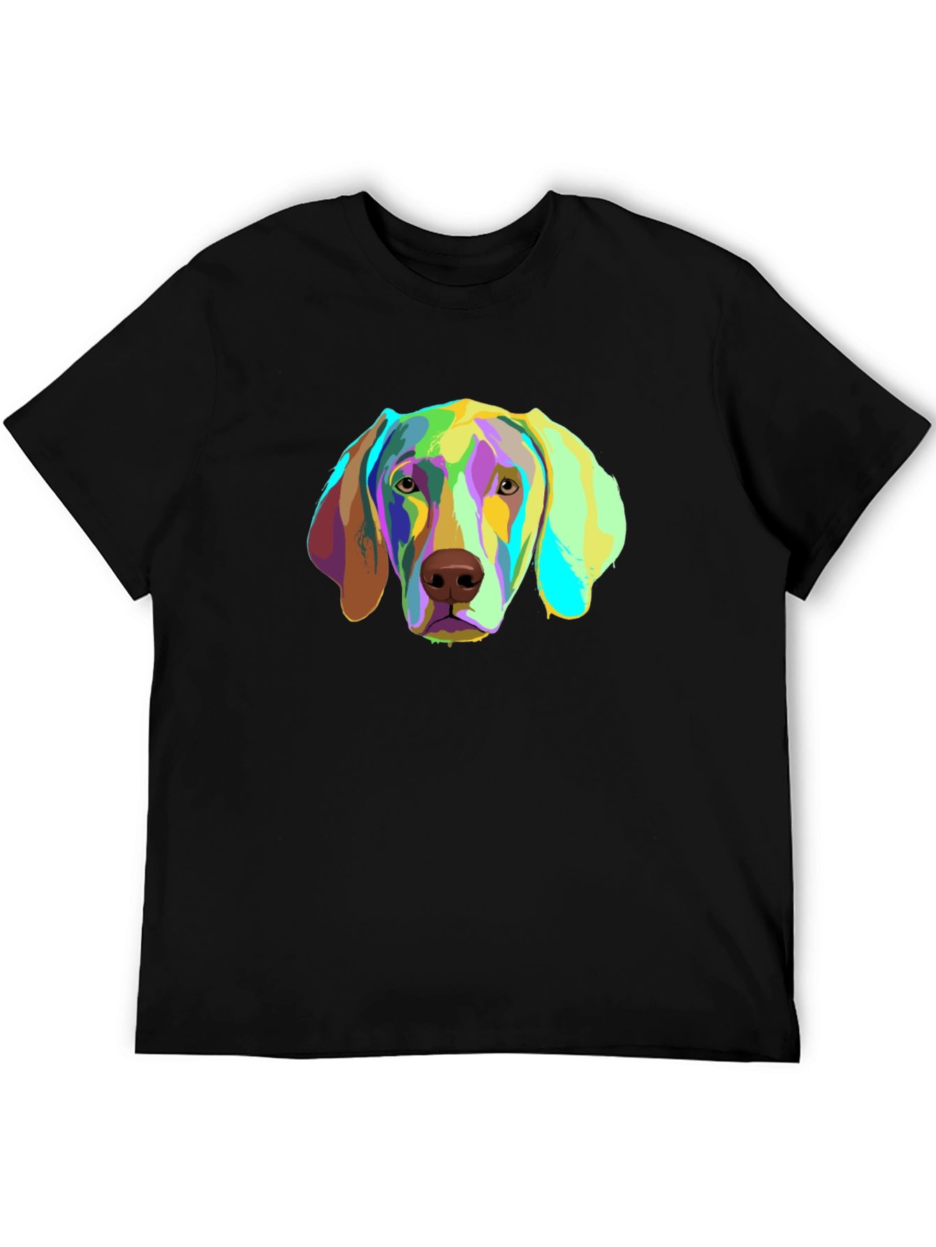 Dog Graphic T-Shirt - Colorful Puppy Tee