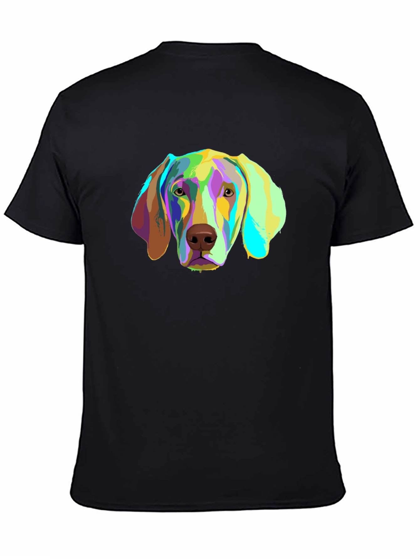 Dog Graphic T-Shirt - Colorful Puppy Tee