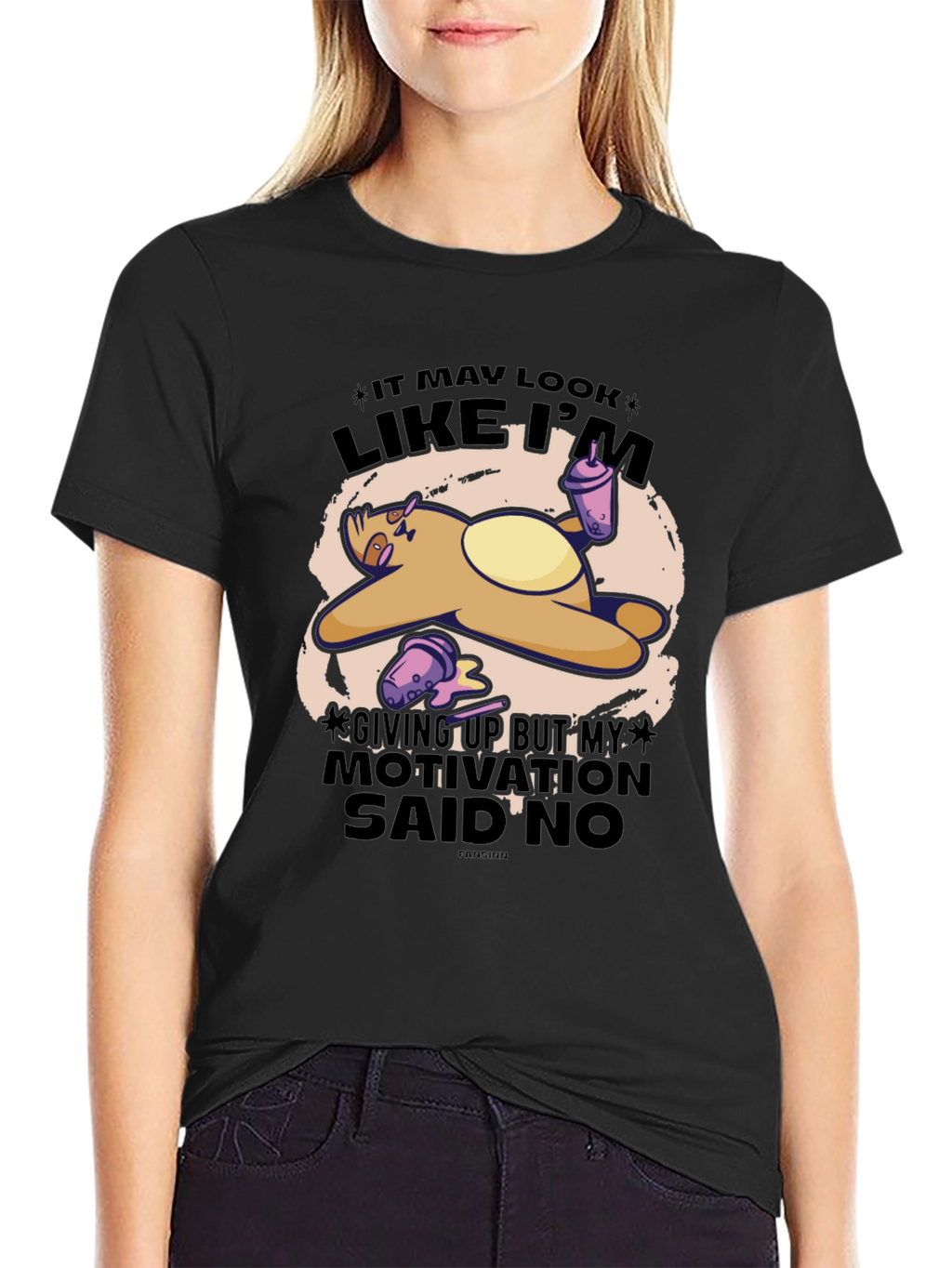 Funny Sloth Motivation T-Shirt