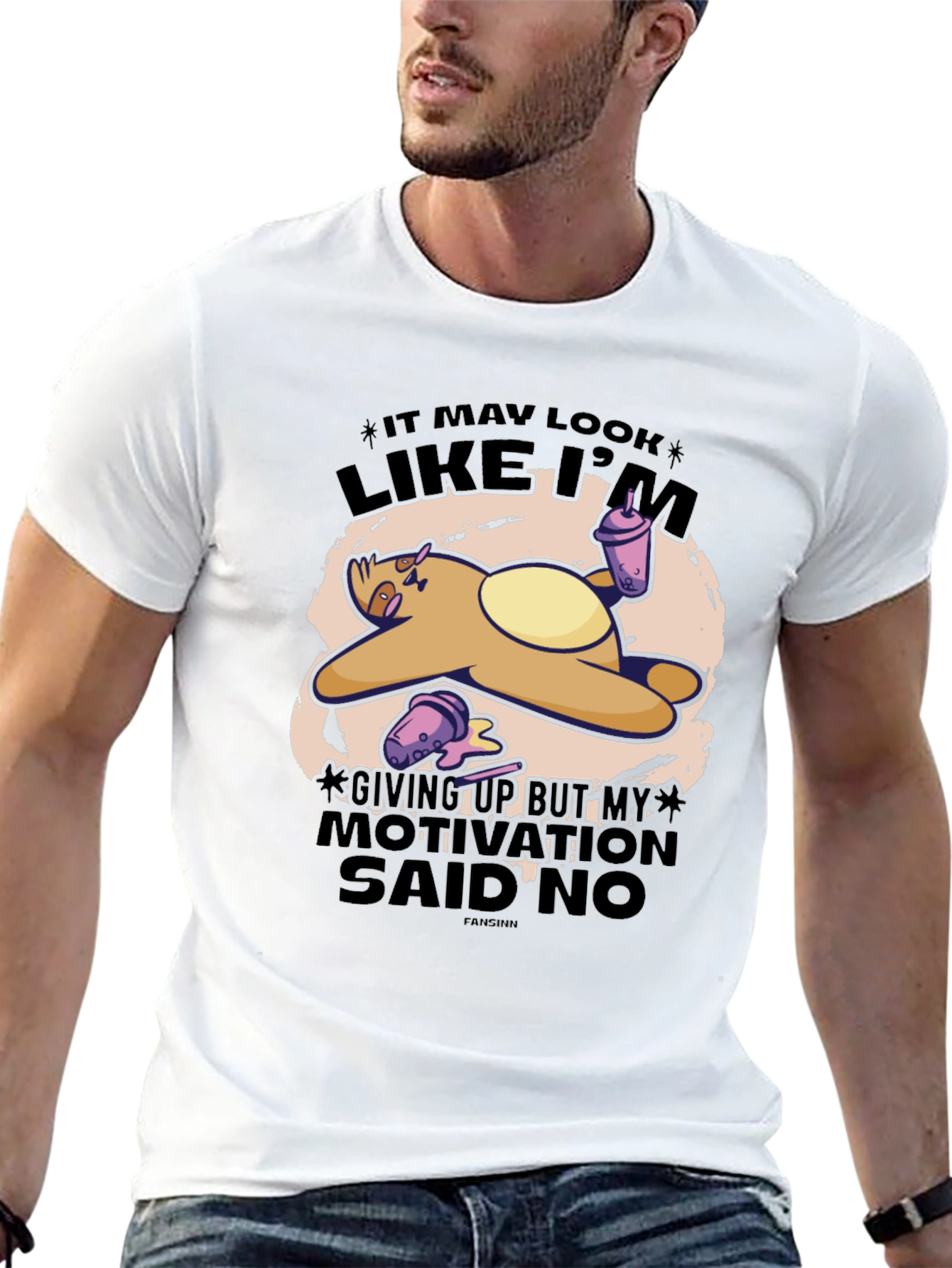 Funny Sloth Motivation T-Shirt