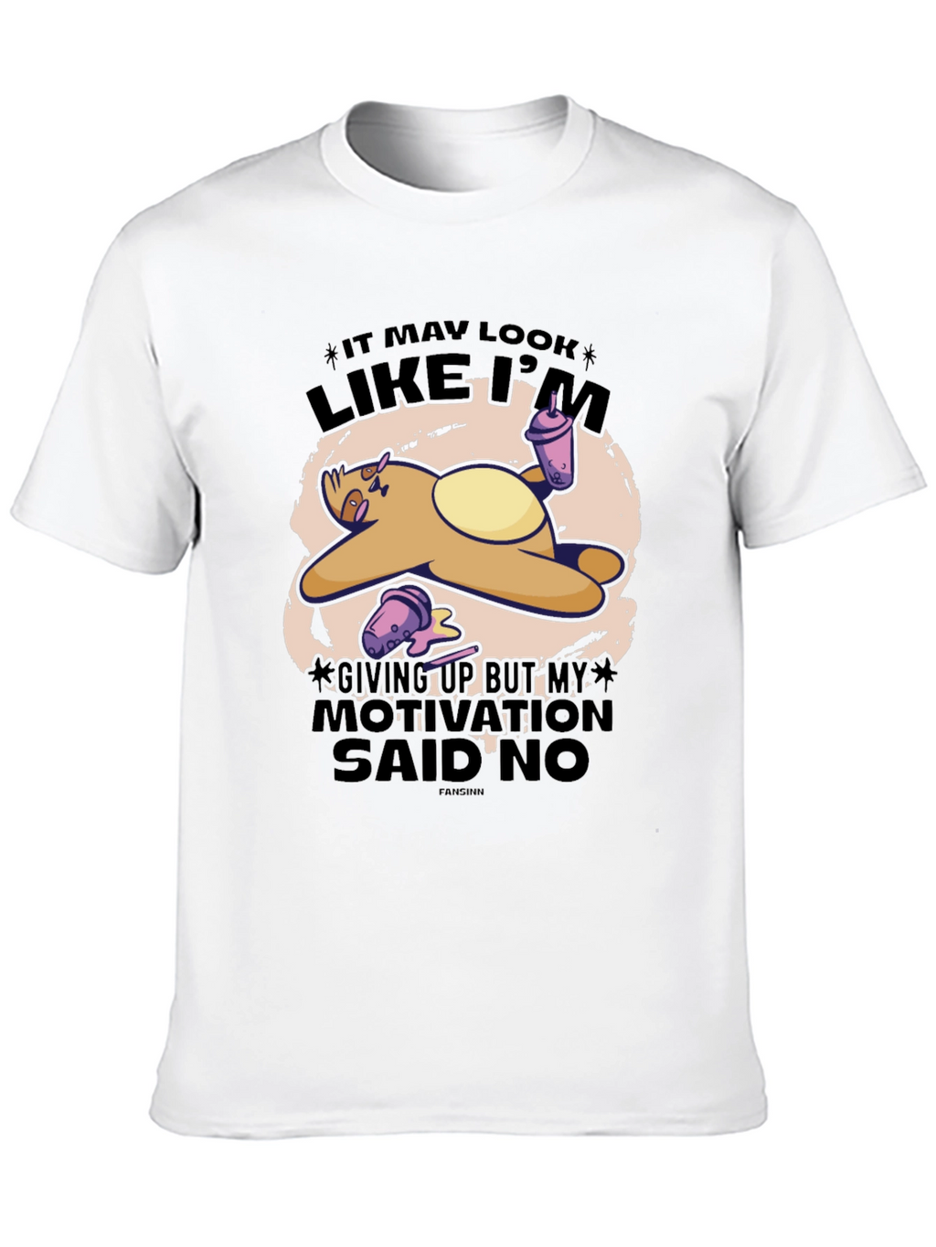 Funny Sloth Motivation T-Shirt