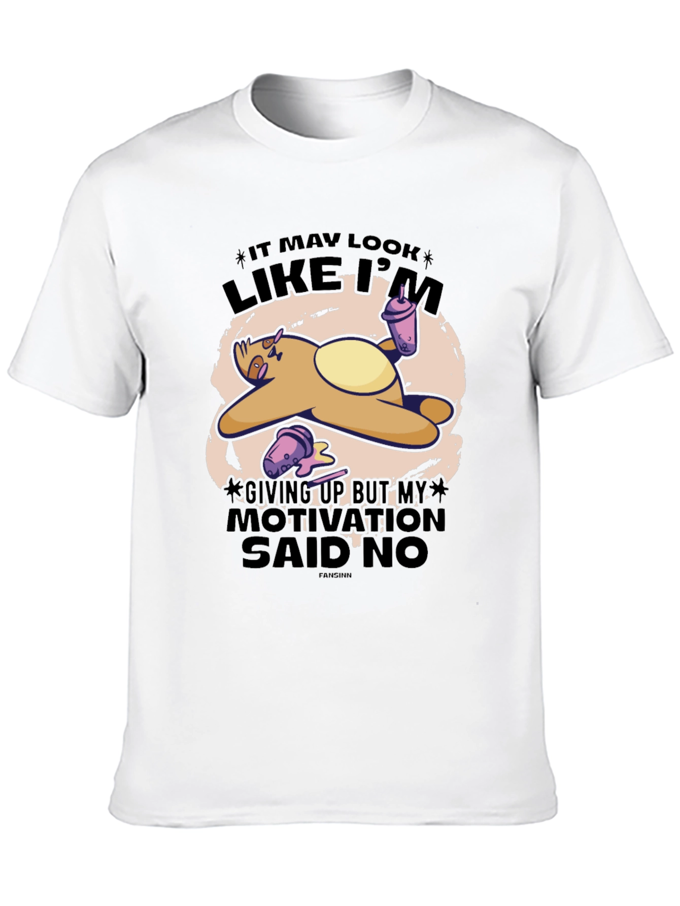 Funny Sloth Motivation T-Shirt
