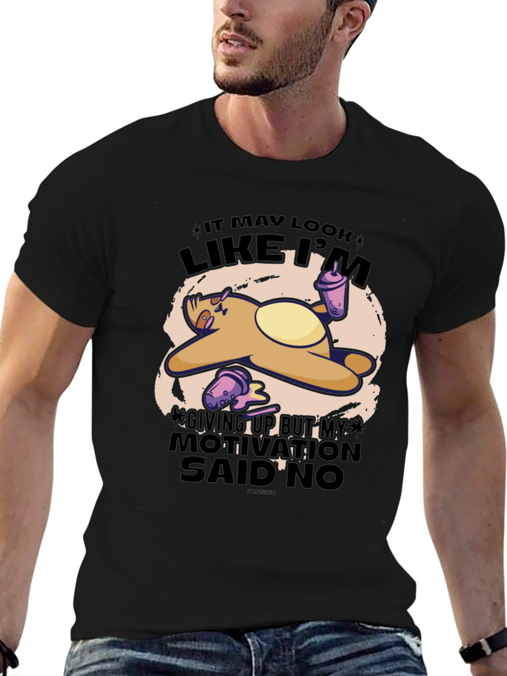 Funny Sloth Motivation T-Shirt