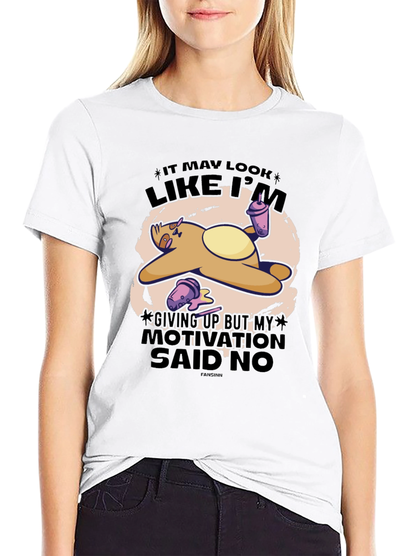 Funny Sloth Motivation T-Shirt
