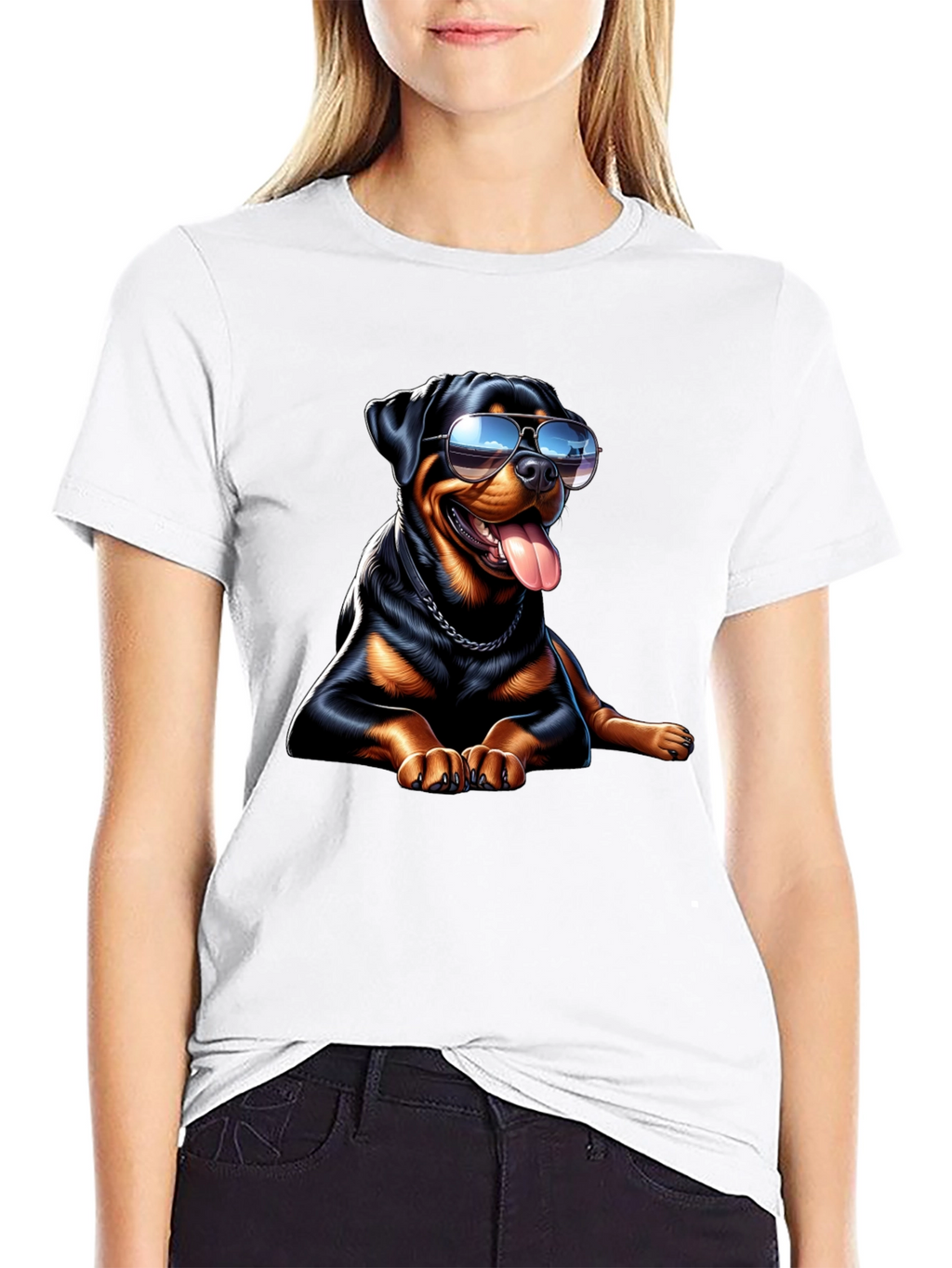 Cool Rottweiler Graphic Tee
