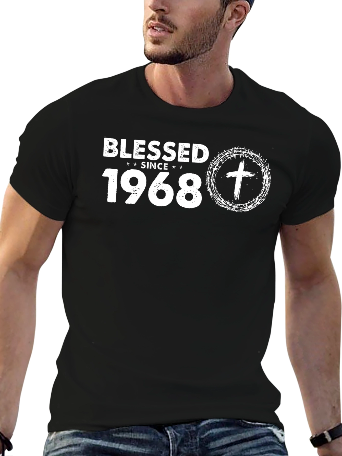 Blessed Since 1968 Christian T-Shirt