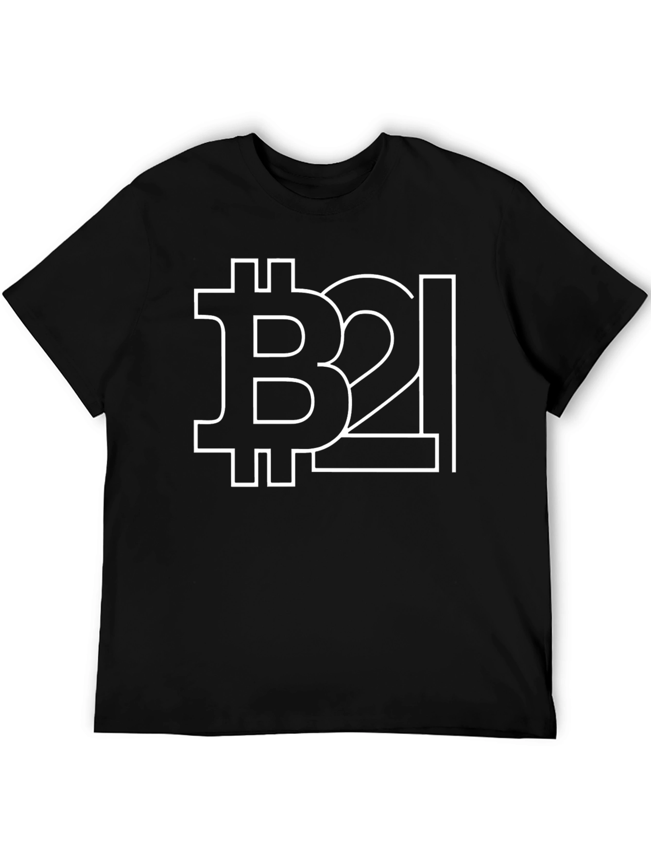 Bitcoin B2L Black Graphic T-Shirt