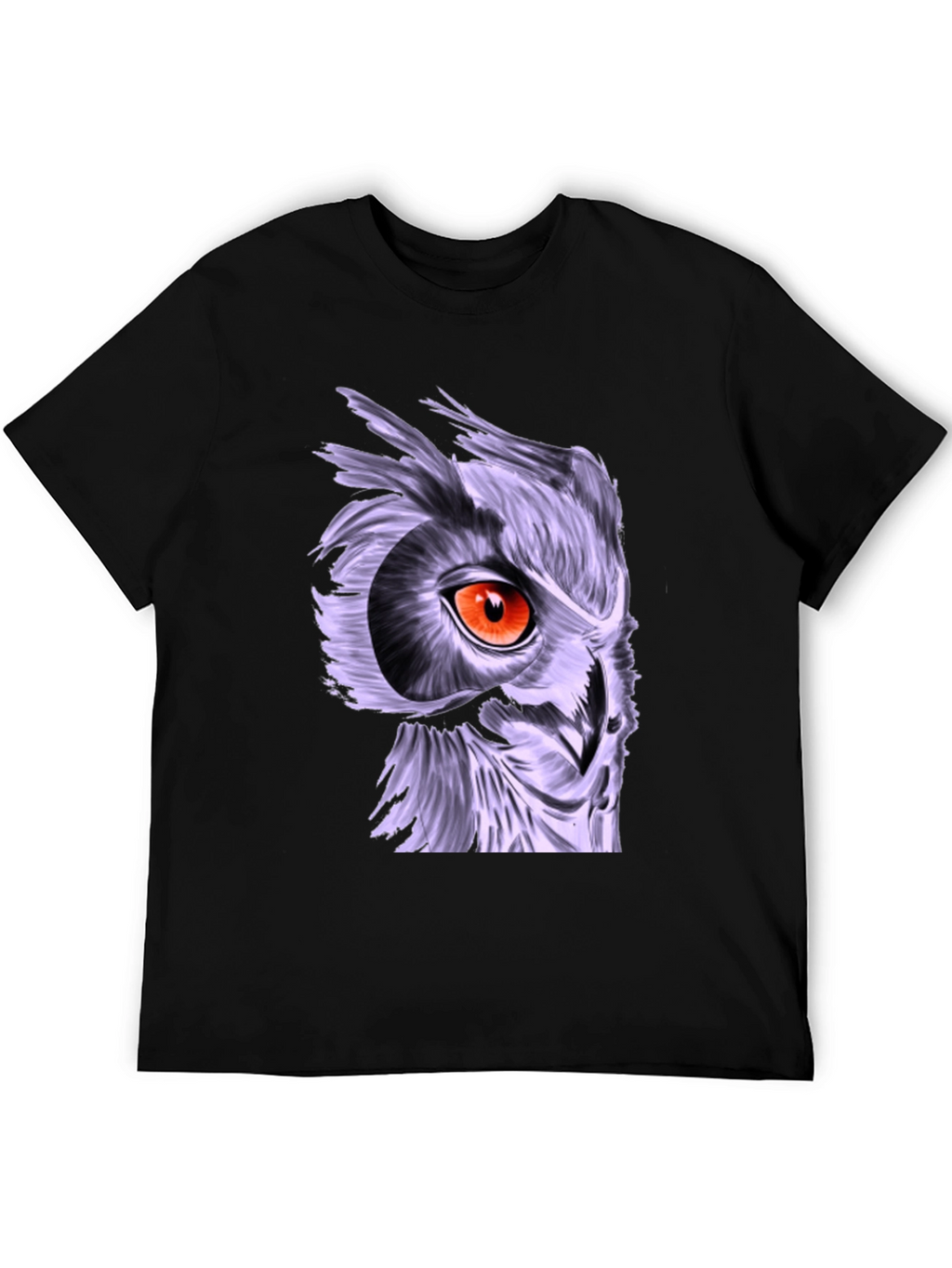 Owl Graphic T-Shirt - Striking Eye Design