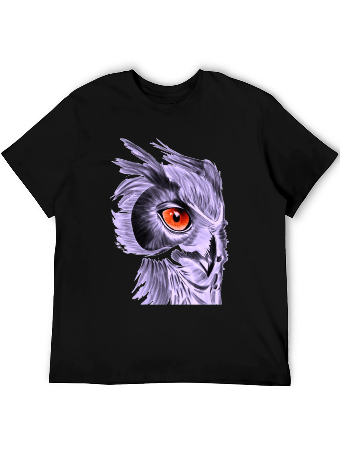 Owl Graphic T-Shirt - Striking Eye Design