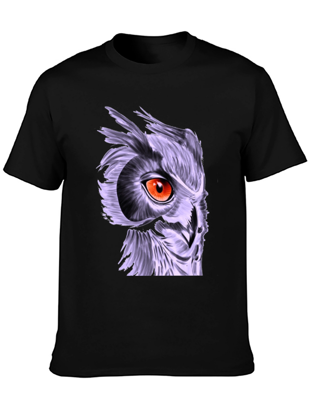 Owl Graphic T-Shirt - Striking Eye Design