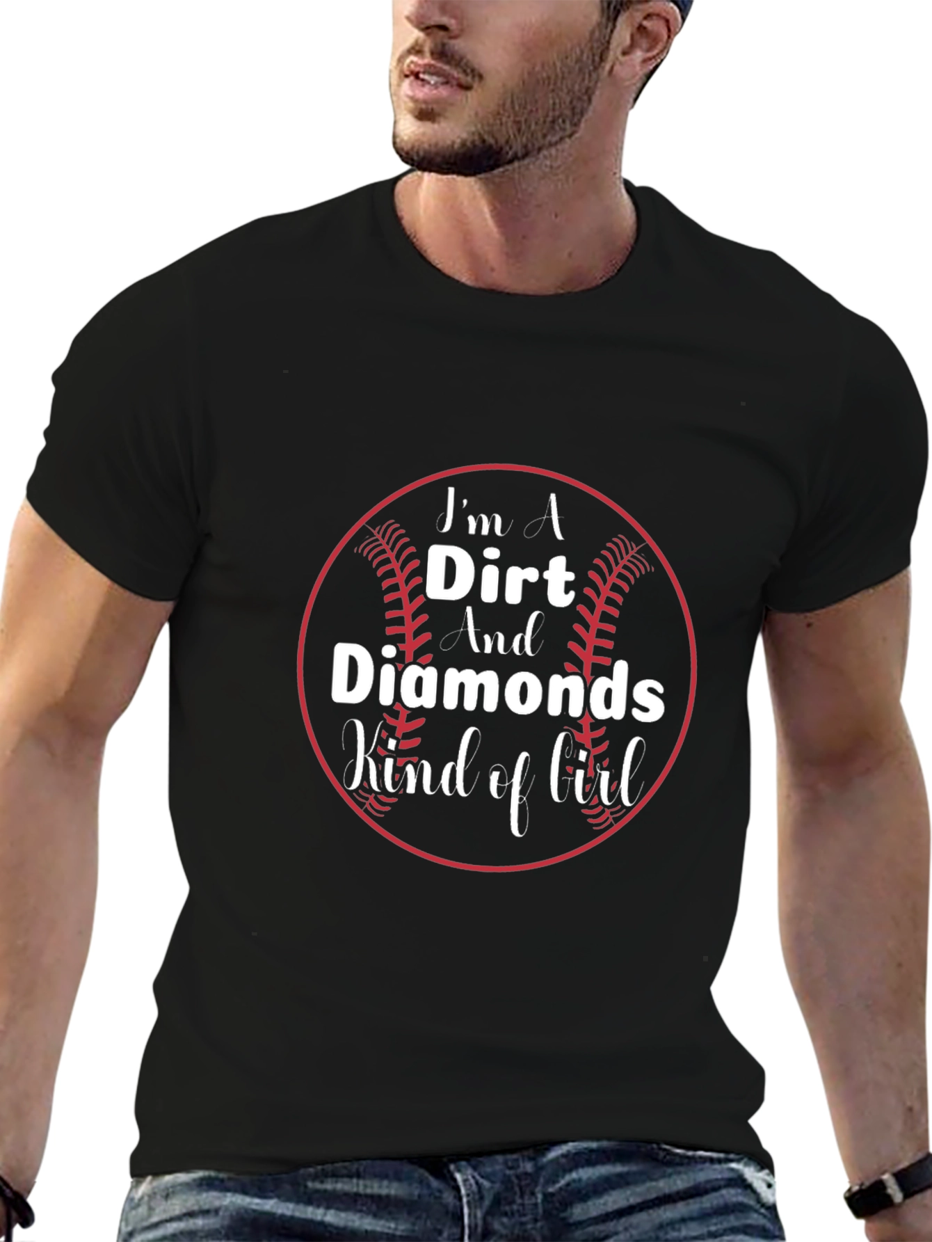 Dirt & Diamonds Baseball Graphic Tee