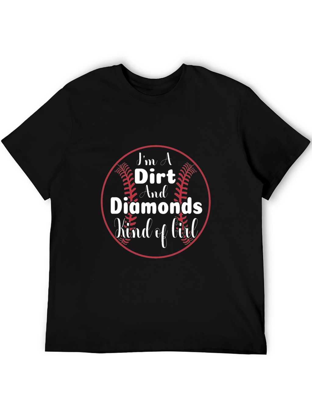 Dirt & Diamonds Baseball Graphic Tee