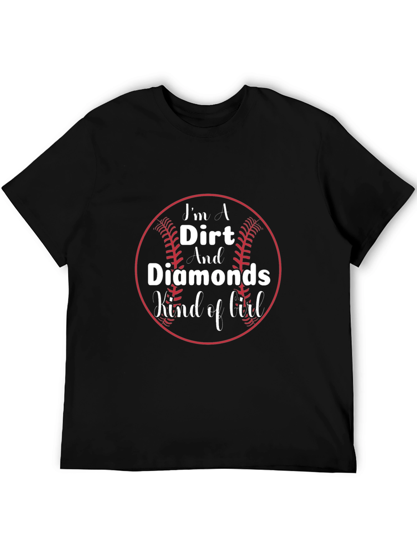 Dirt & Diamonds Baseball Graphic Tee