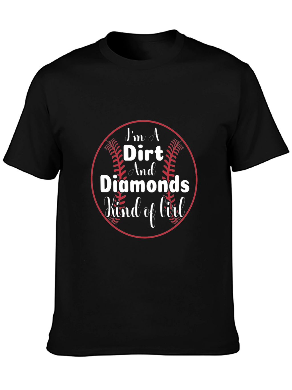 Dirt & Diamonds Baseball Graphic Tee