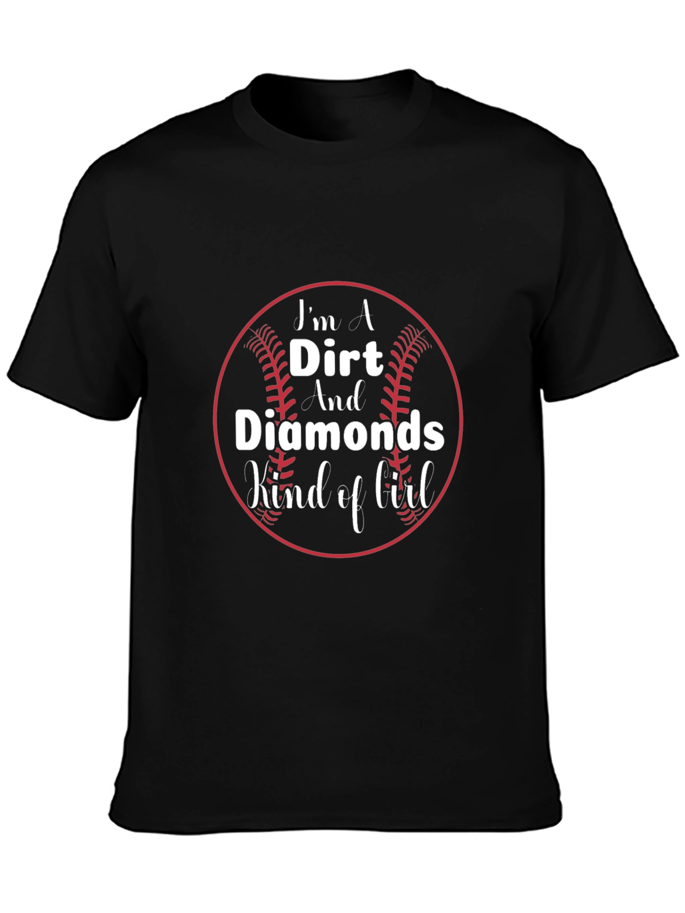 Dirt & Diamonds Baseball Graphic Tee