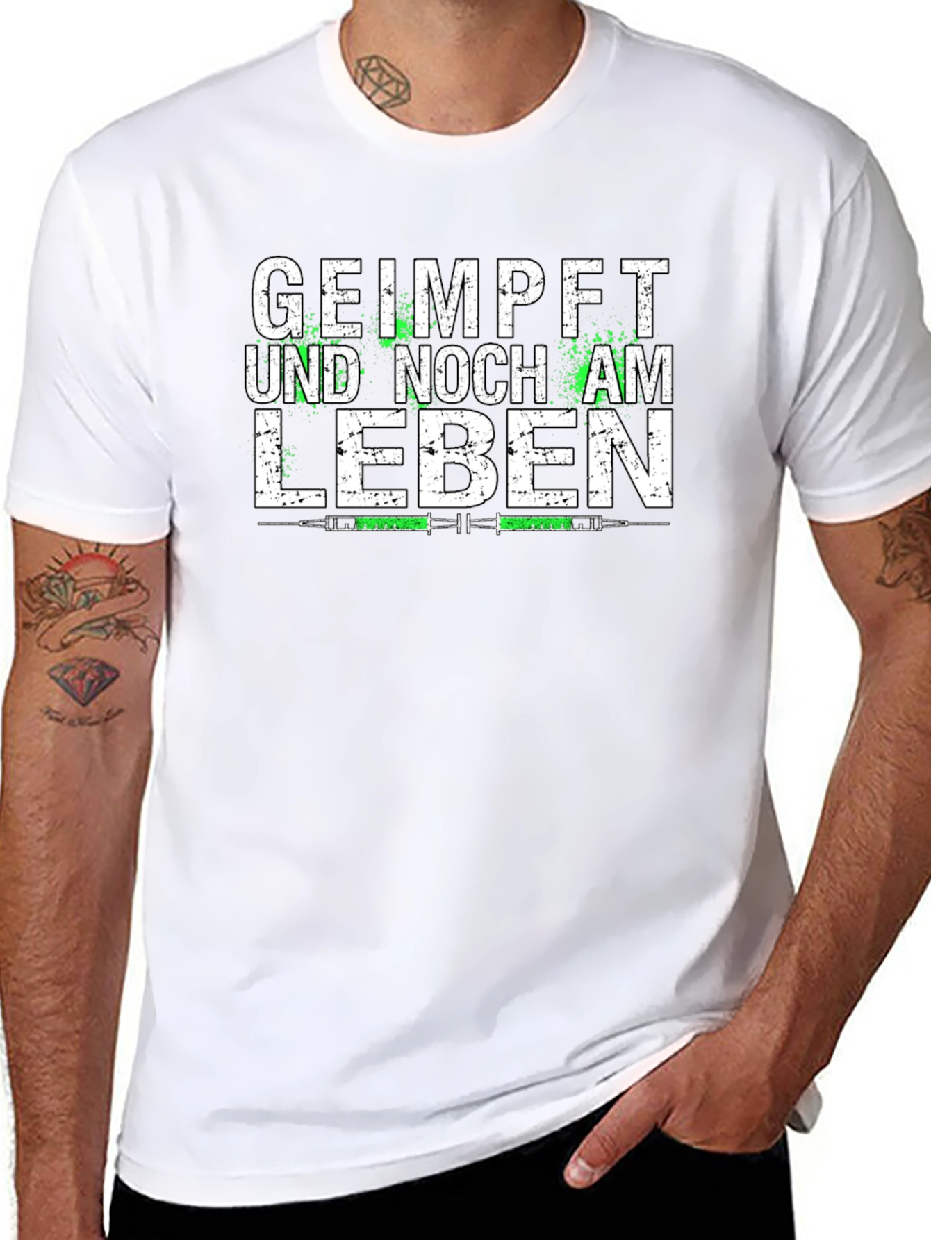 Geimpft Und Noch Am Leben T-Shirt