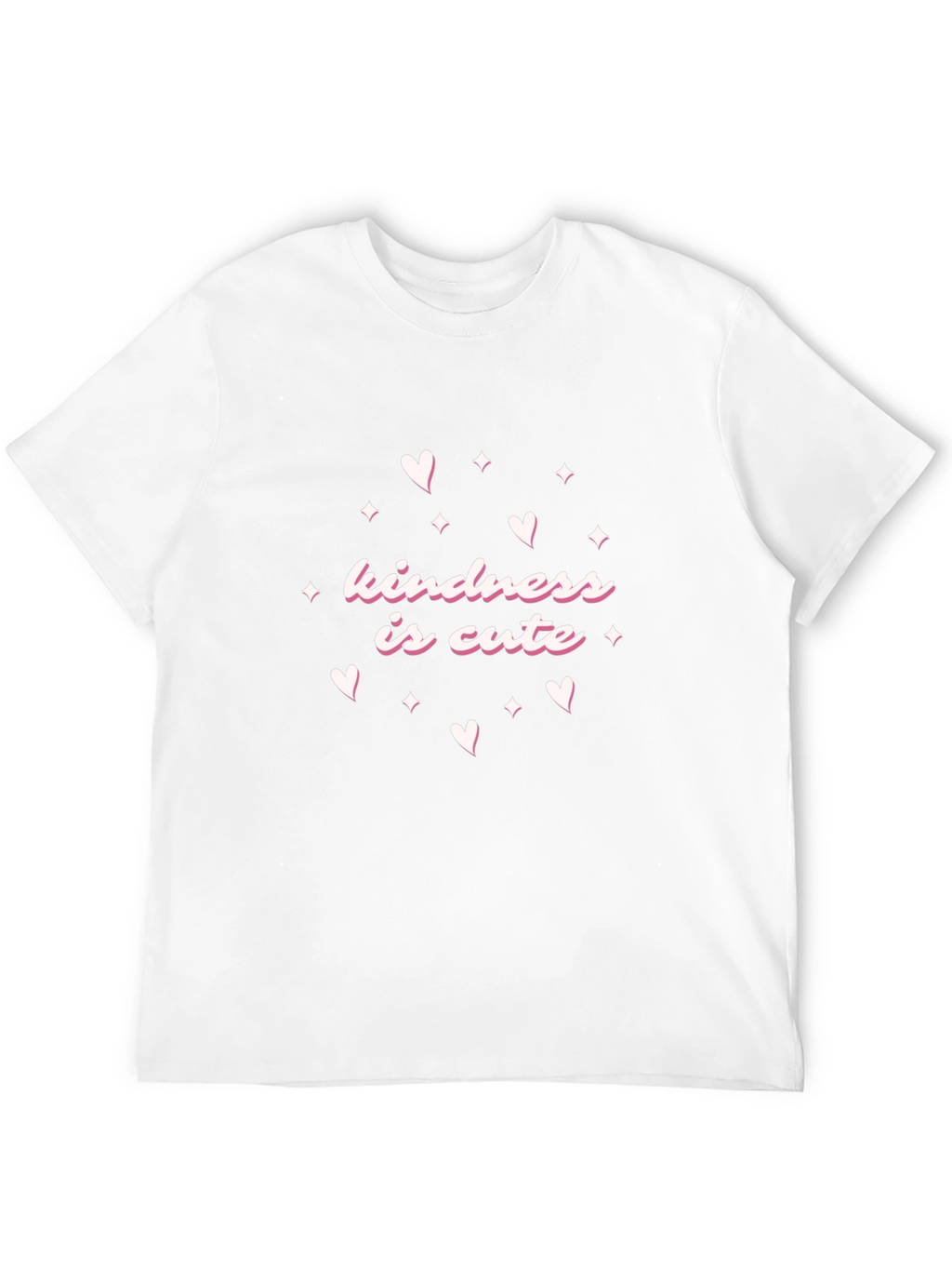Kindness Is Cute Black T-Shirt
