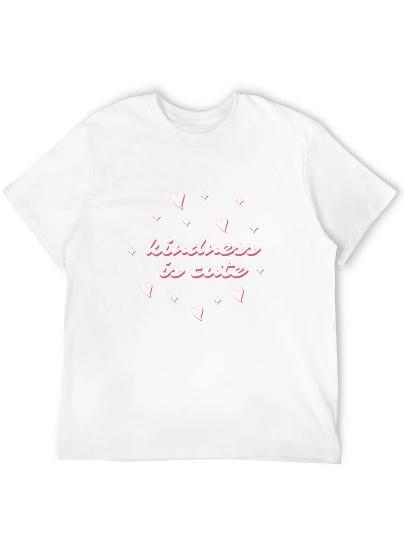Kindness Is Cute Black T-Shirt