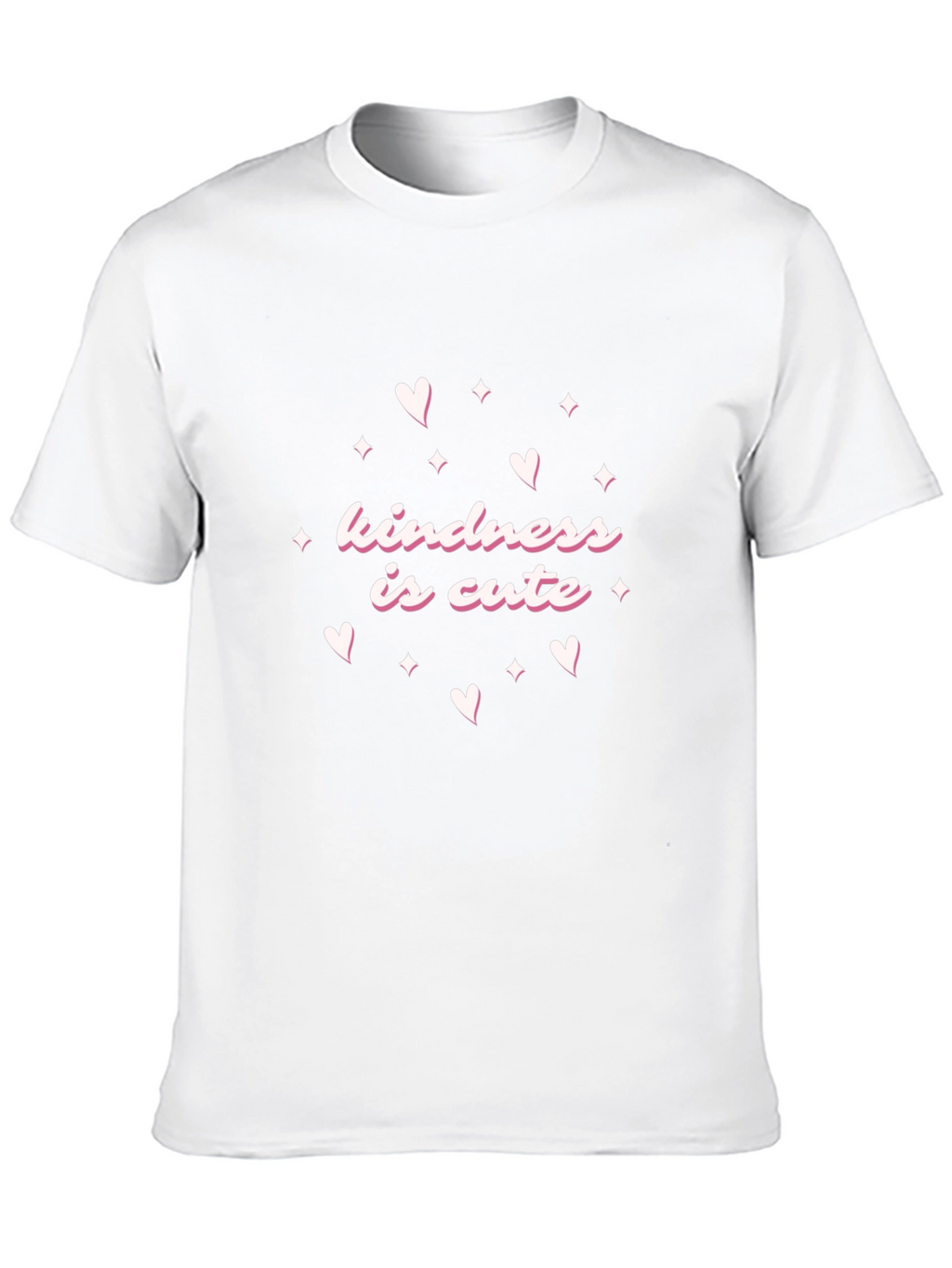 Kindness Is Cute Black T-Shirt