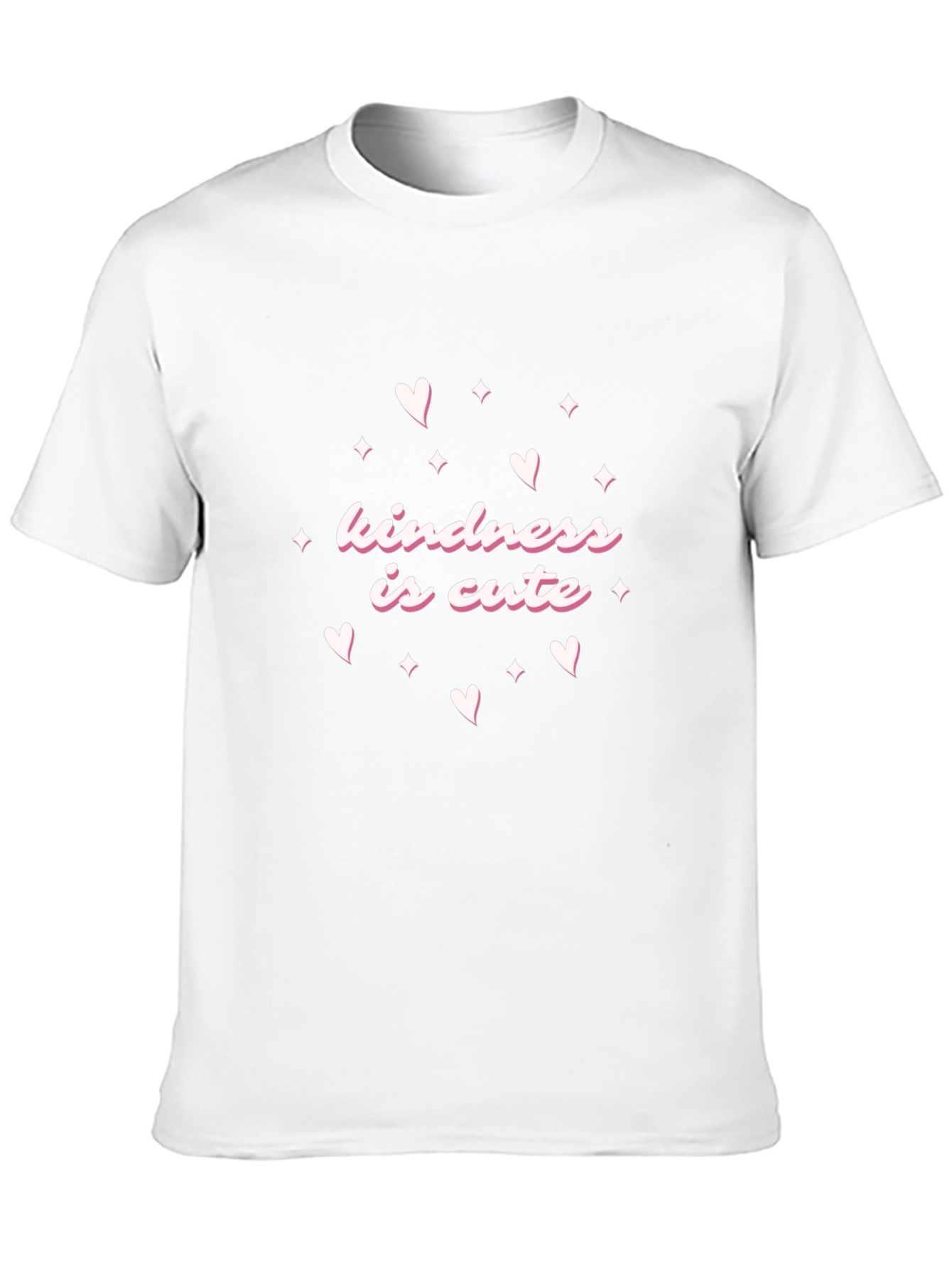 Kindness Is Cute Black T-Shirt