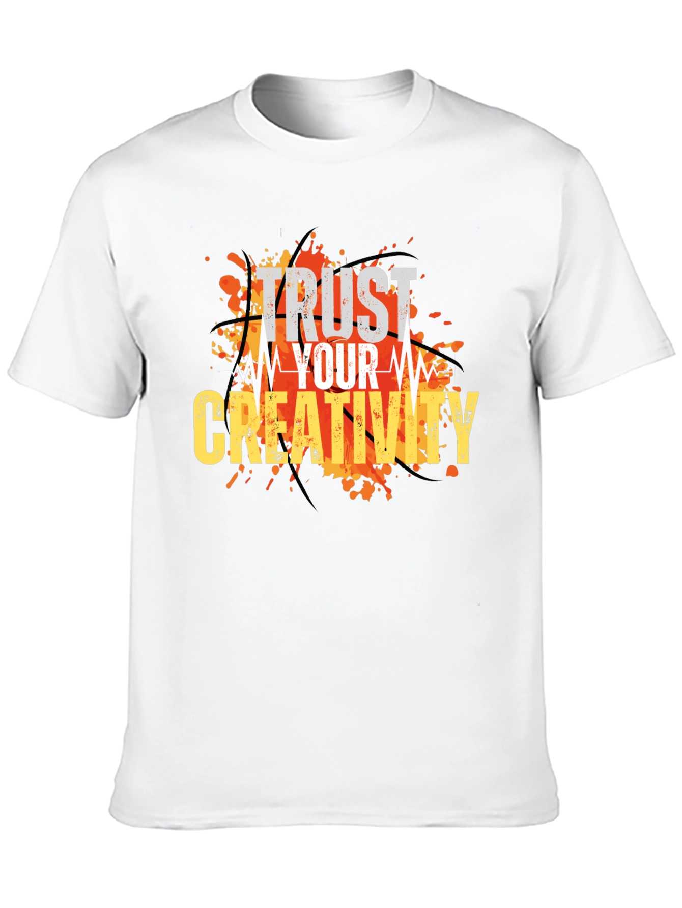 Trust Your Creativity Graphic T-Shirt - Black