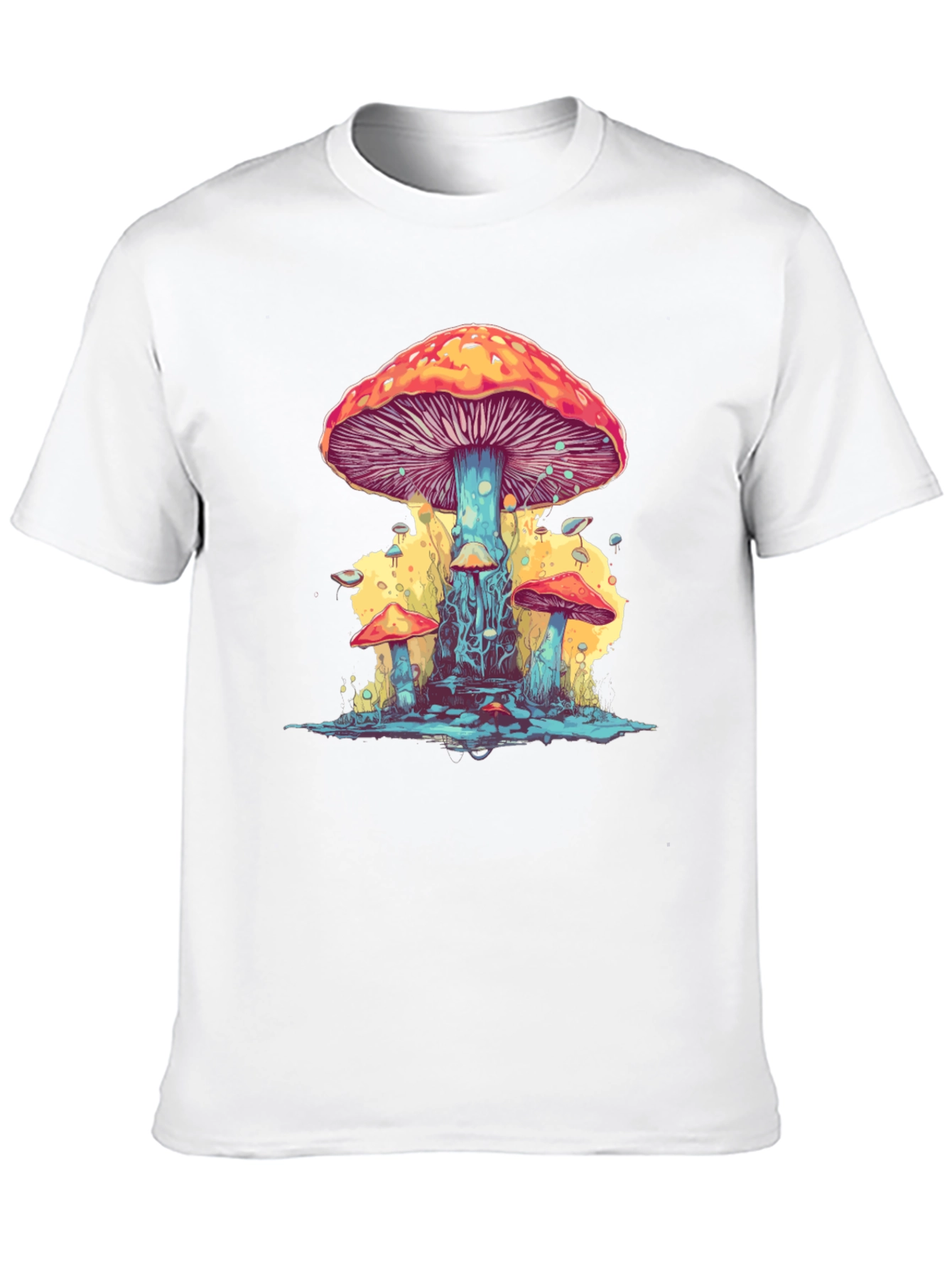 Psychedelic Mushroom Graphic Tee