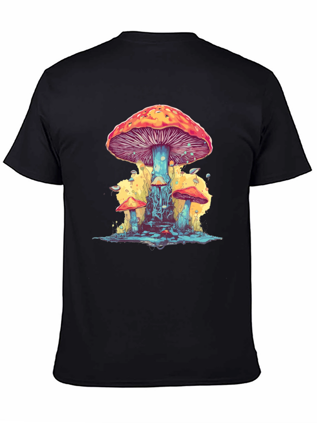 Psychedelic Mushroom Graphic Tee
