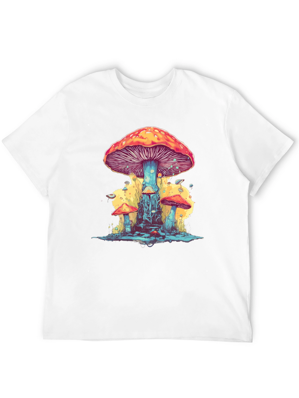 Psychedelic Mushroom Graphic Tee