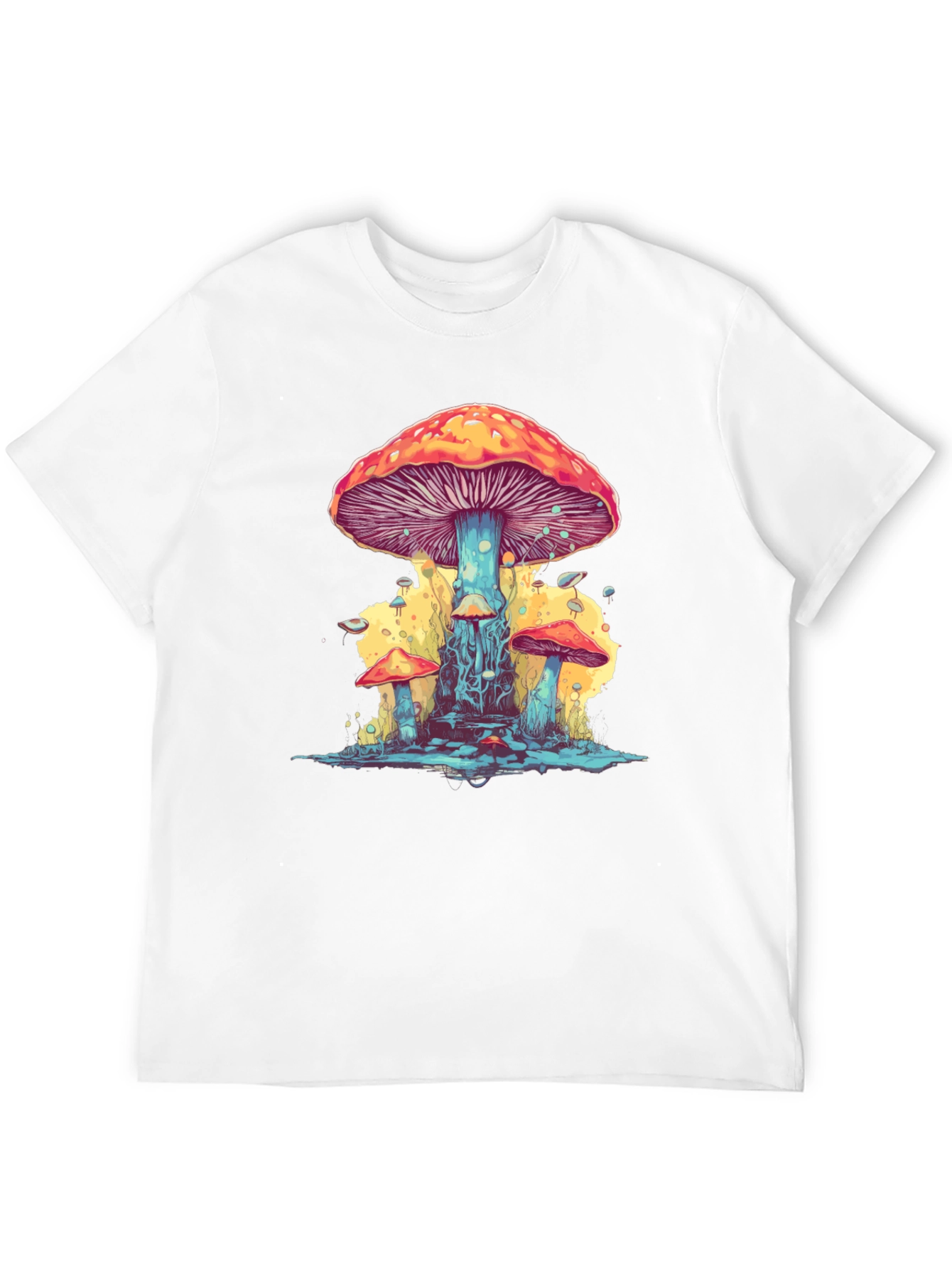 Psychedelic Mushroom Graphic Tee