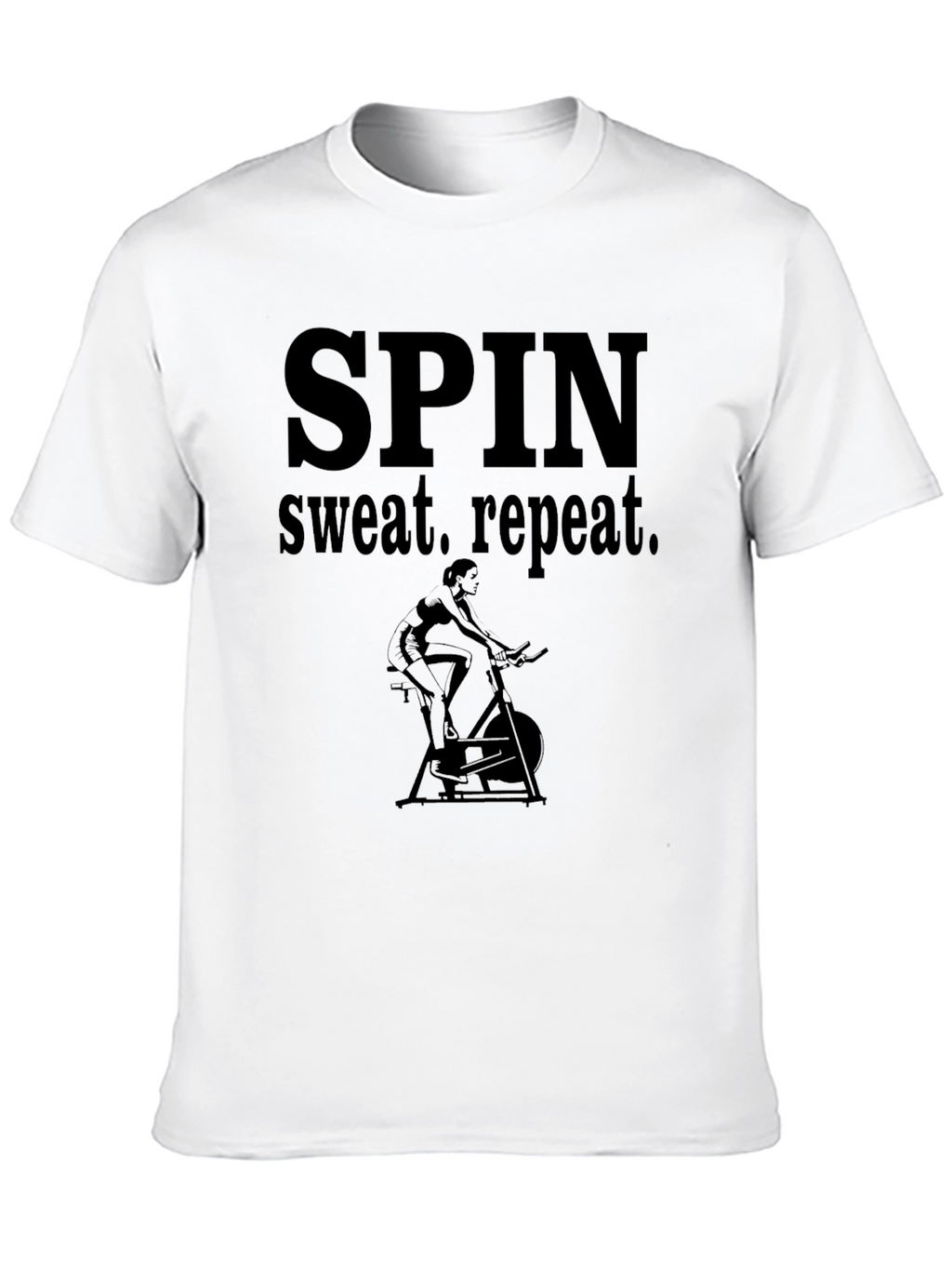 Spin Sweat Repeat Black T-Shirt