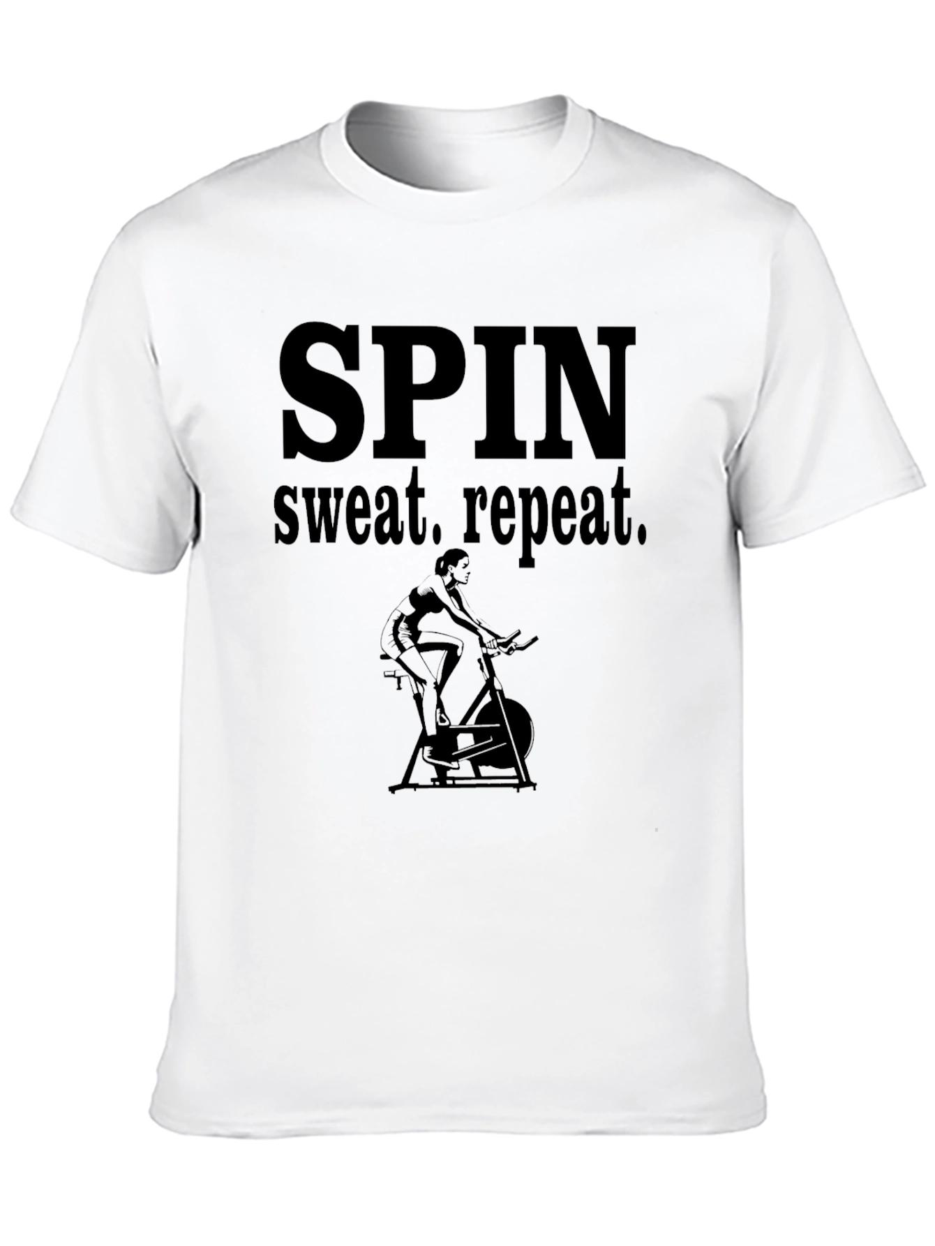 Spin Sweat Repeat Black T-Shirt
