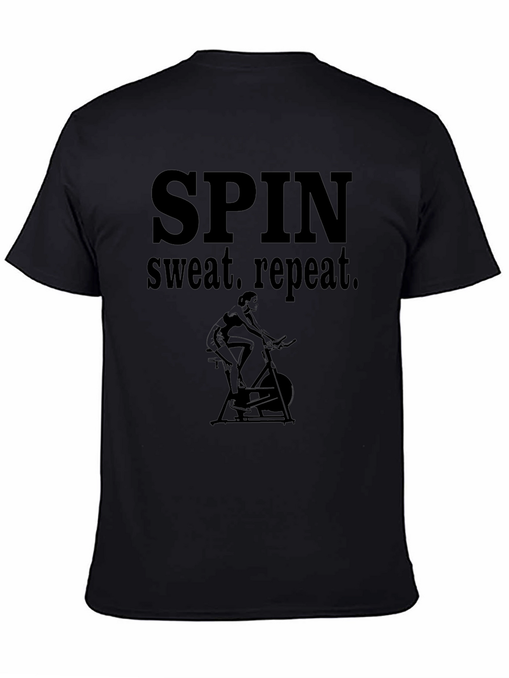 Spin Sweat Repeat Black T-Shirt