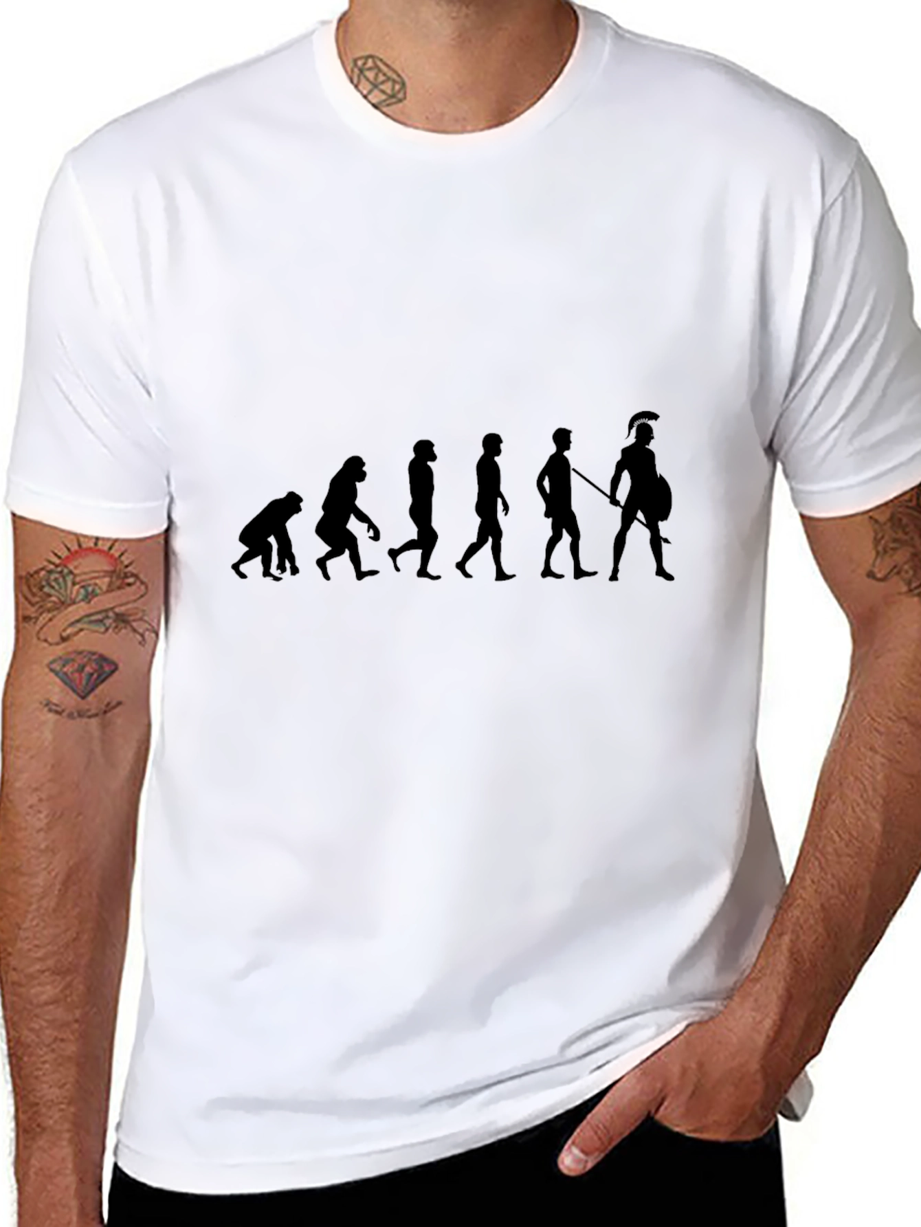 Evolution of Man Spartan T-Shirt