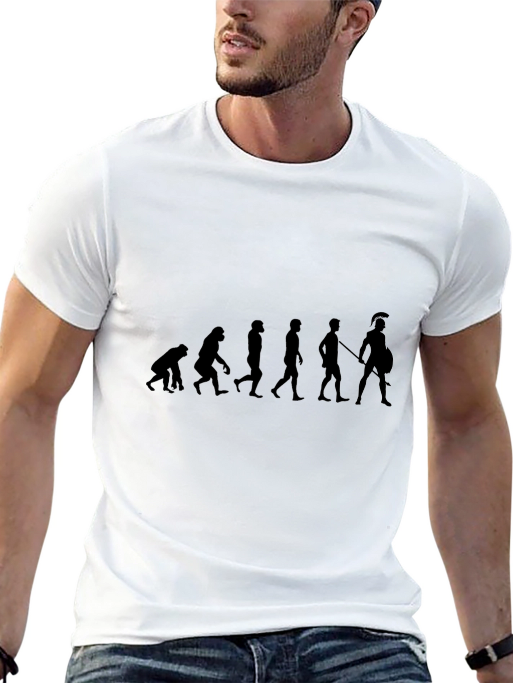 Evolution of Man Spartan T-Shirt