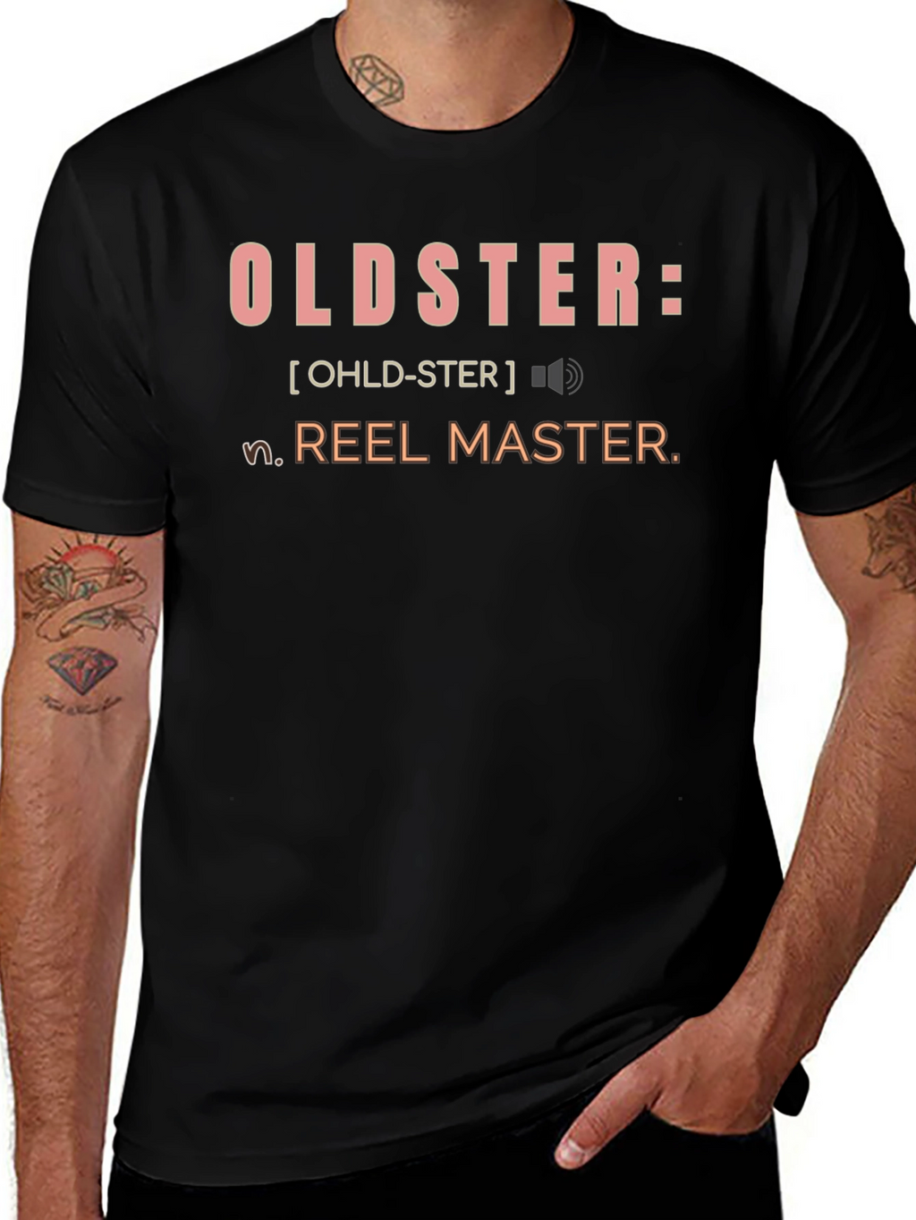 Oldster Reel Master Fishing T-Shirt