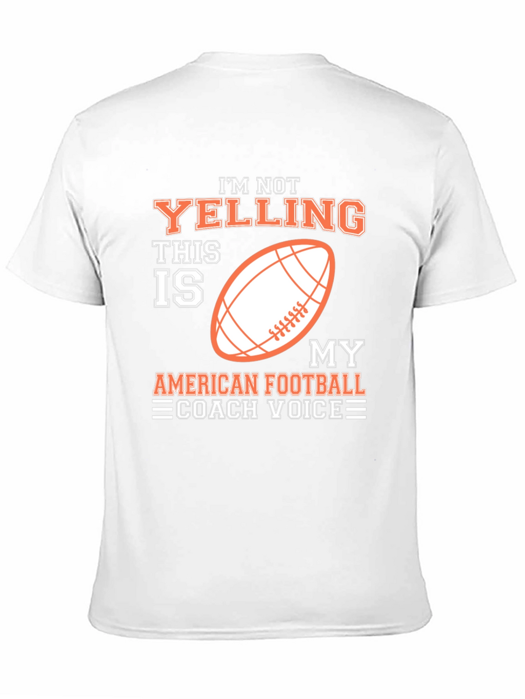Football Coach Voice Graphic T-Shirt