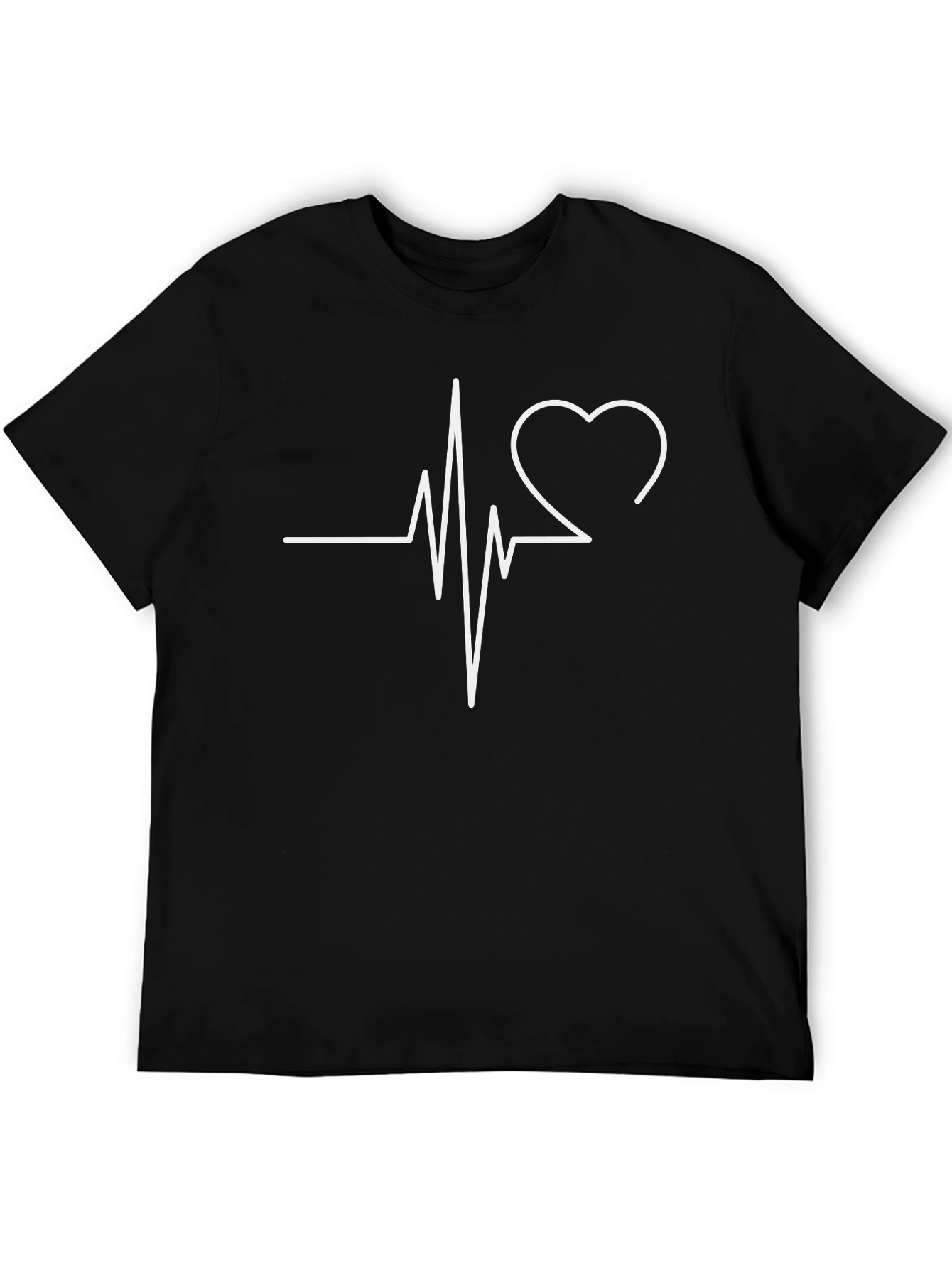 Heartbeat Heart Love Graphic Tee
