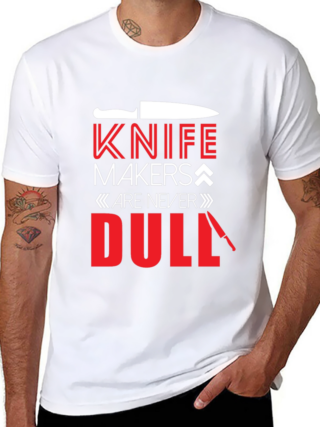 Knife Makers Are Never Dull Black T-Shirt