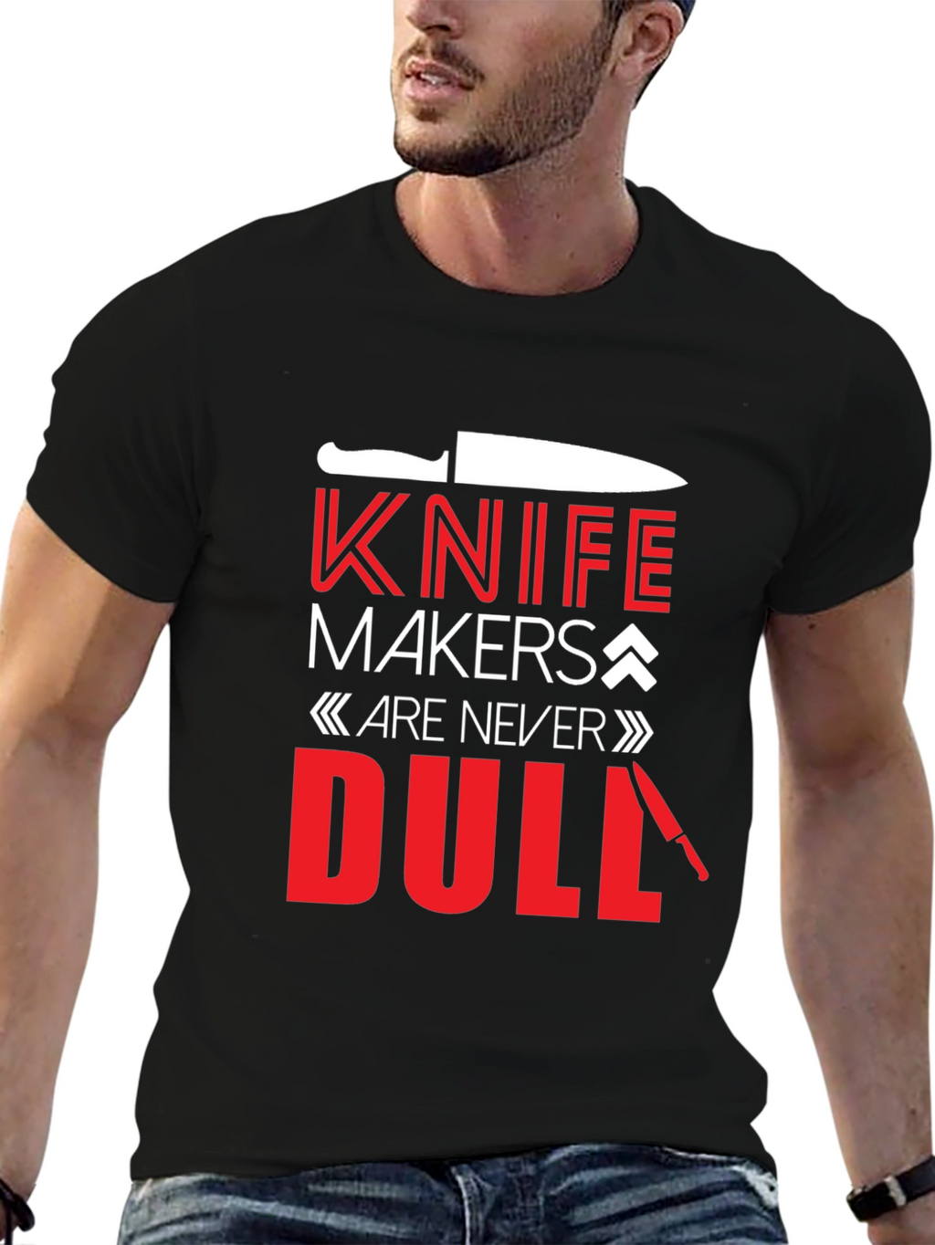 Knife Makers Are Never Dull Black T-Shirt