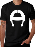Spartan Helmet Graphic Tee - Black
