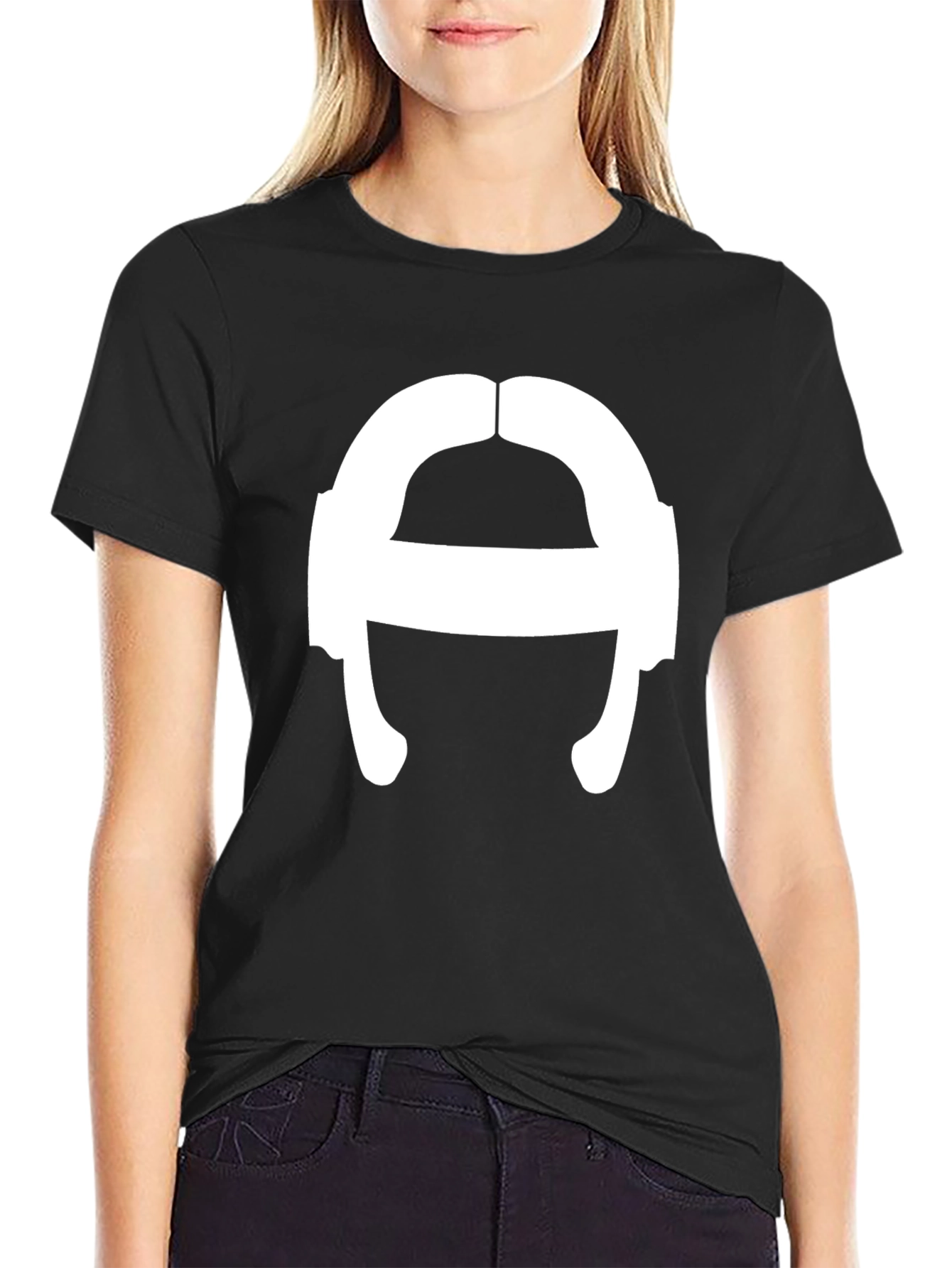 Spartan Helmet Graphic Tee - Black