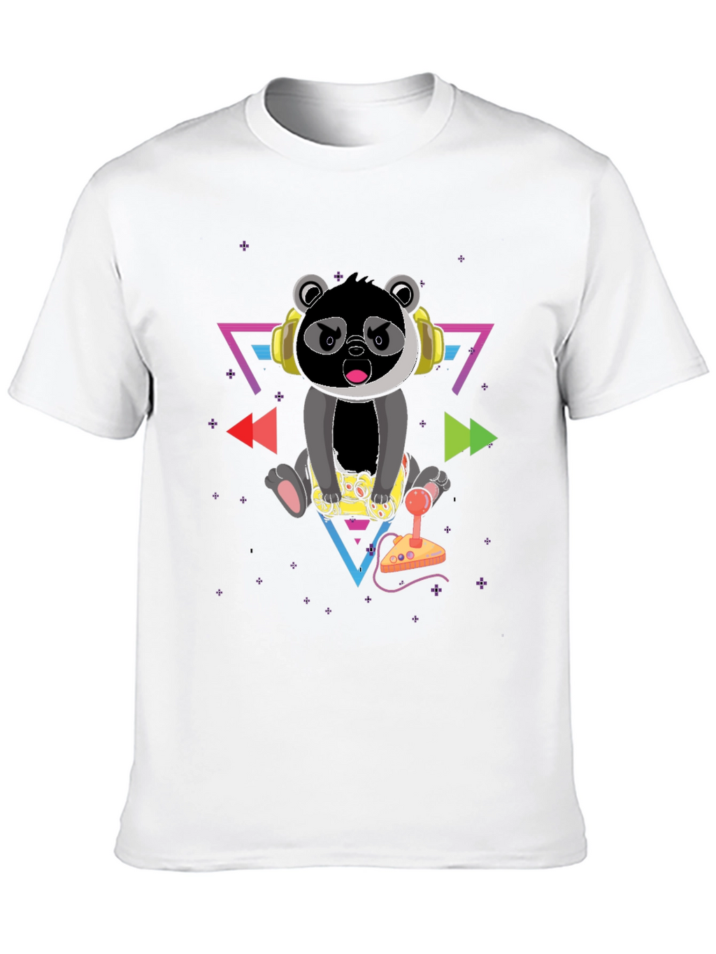 Gamer Panda Graphic Tee