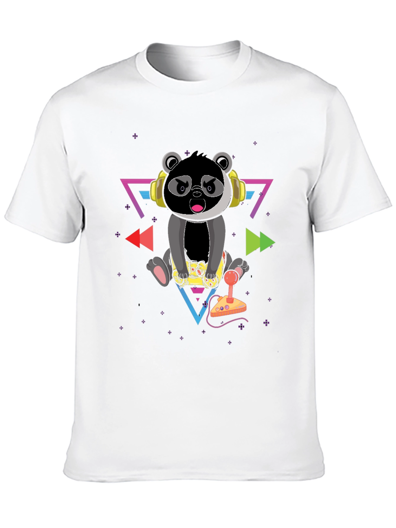 Gamer Panda Graphic Tee