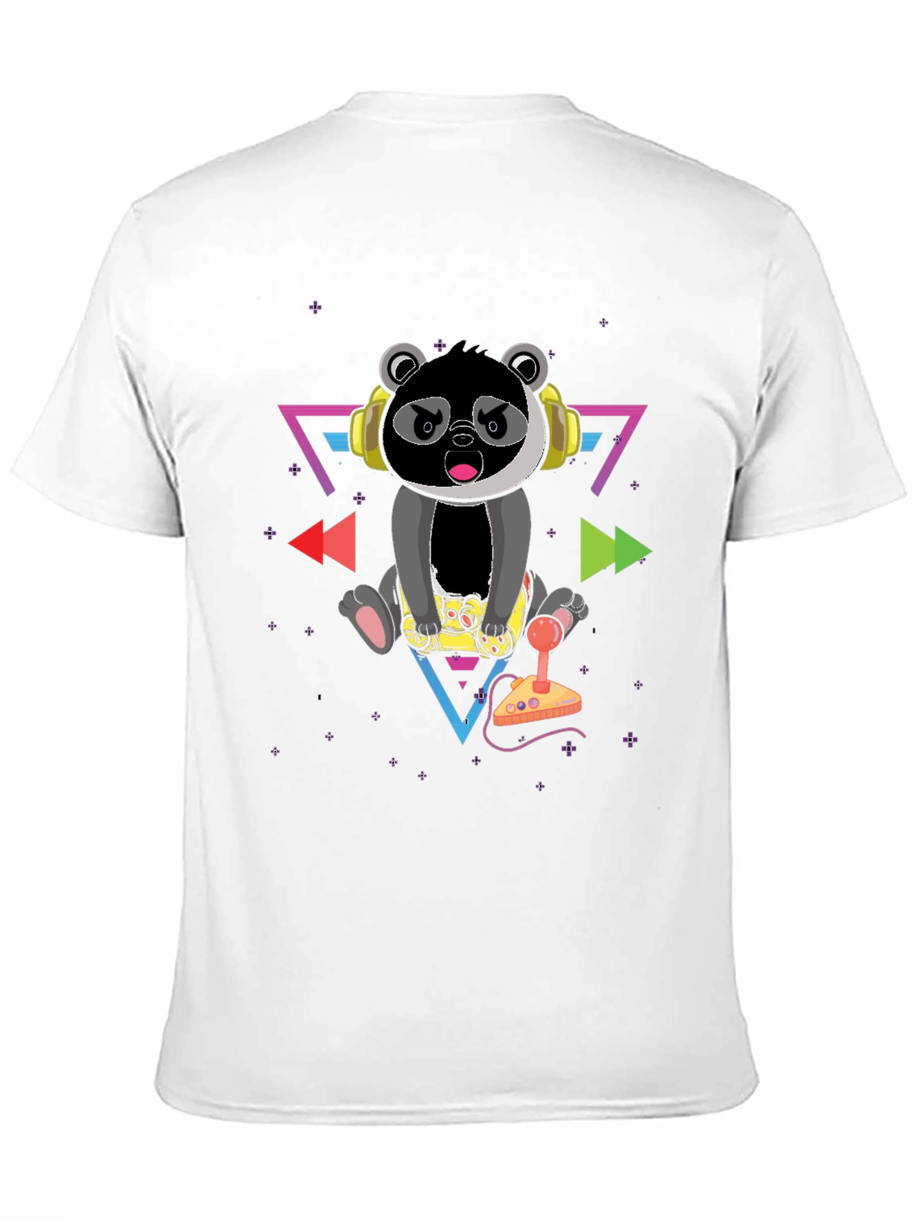 Gamer Panda Graphic Tee