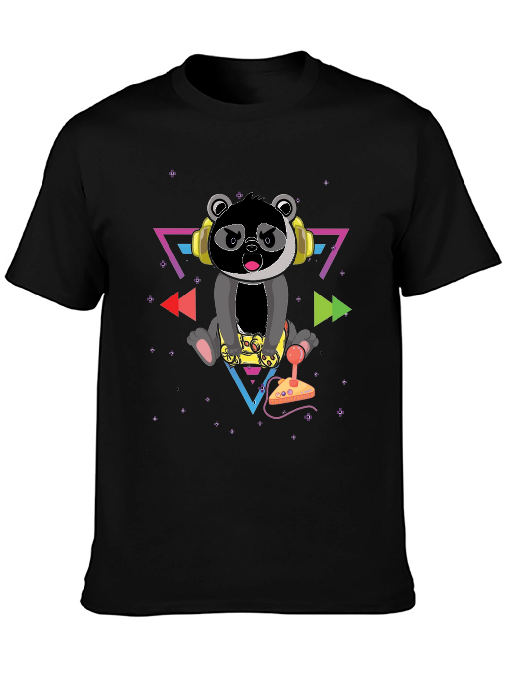 Gamer Panda Graphic Tee
